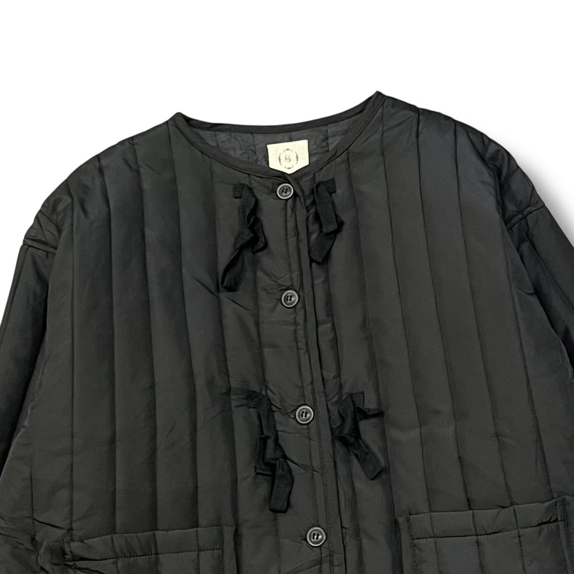  사만사모스2 패디드 논카라 자켓 y14349 상품이미지4