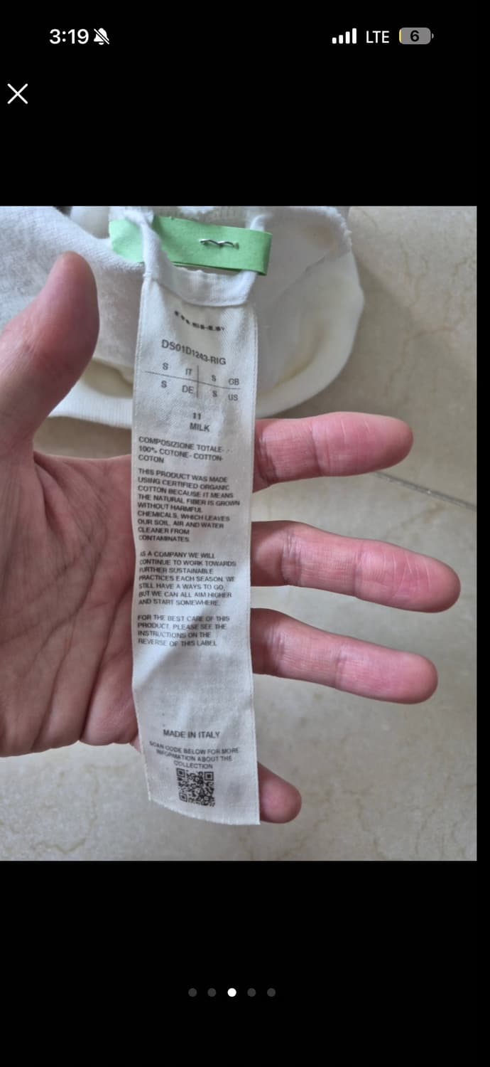 릭오웬스 크롭 스웻셔츠 S 상품이미지3