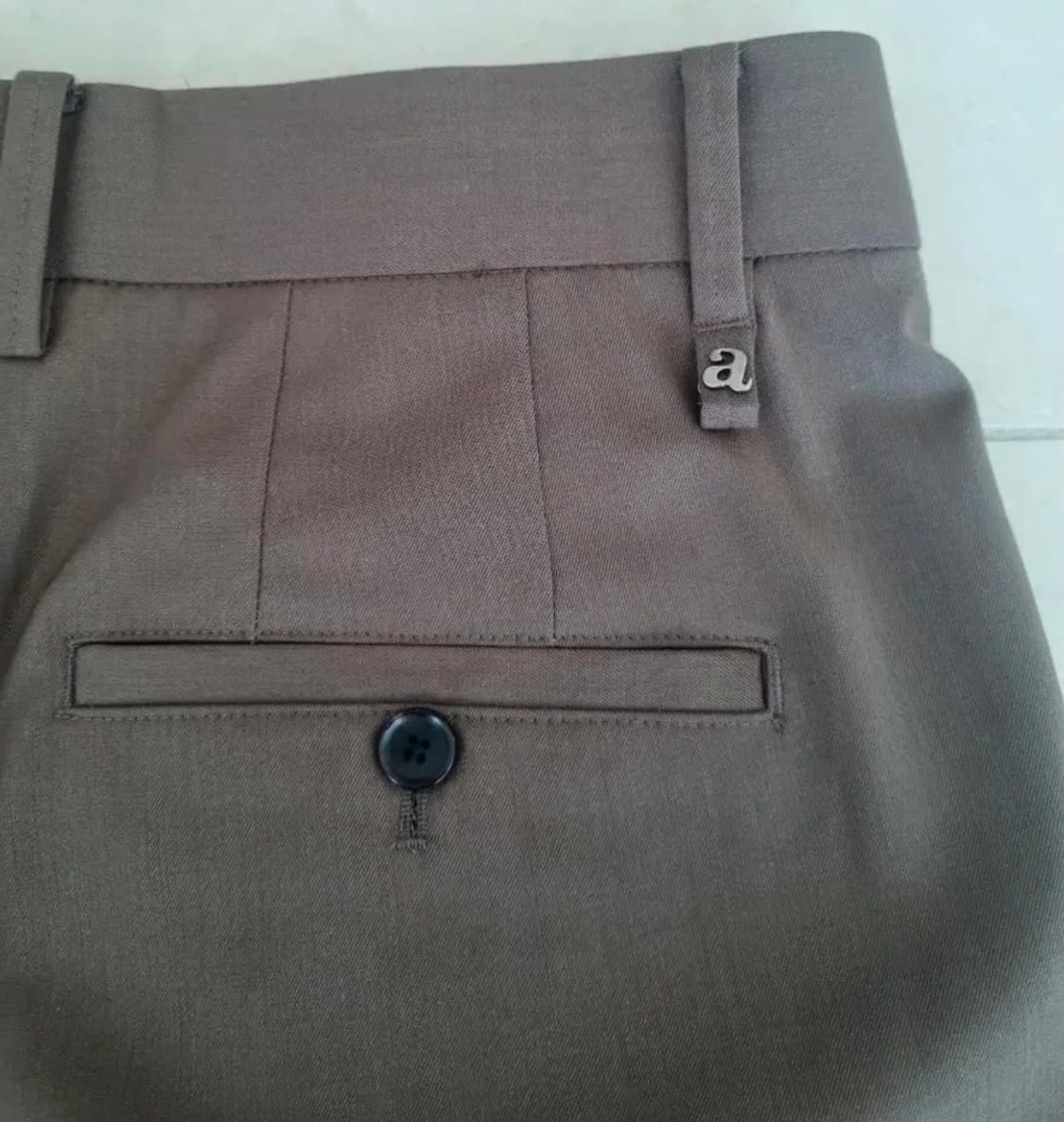 [새상품] 알레그리 다크브라운 와이드슬랙스 90 상품이미지3