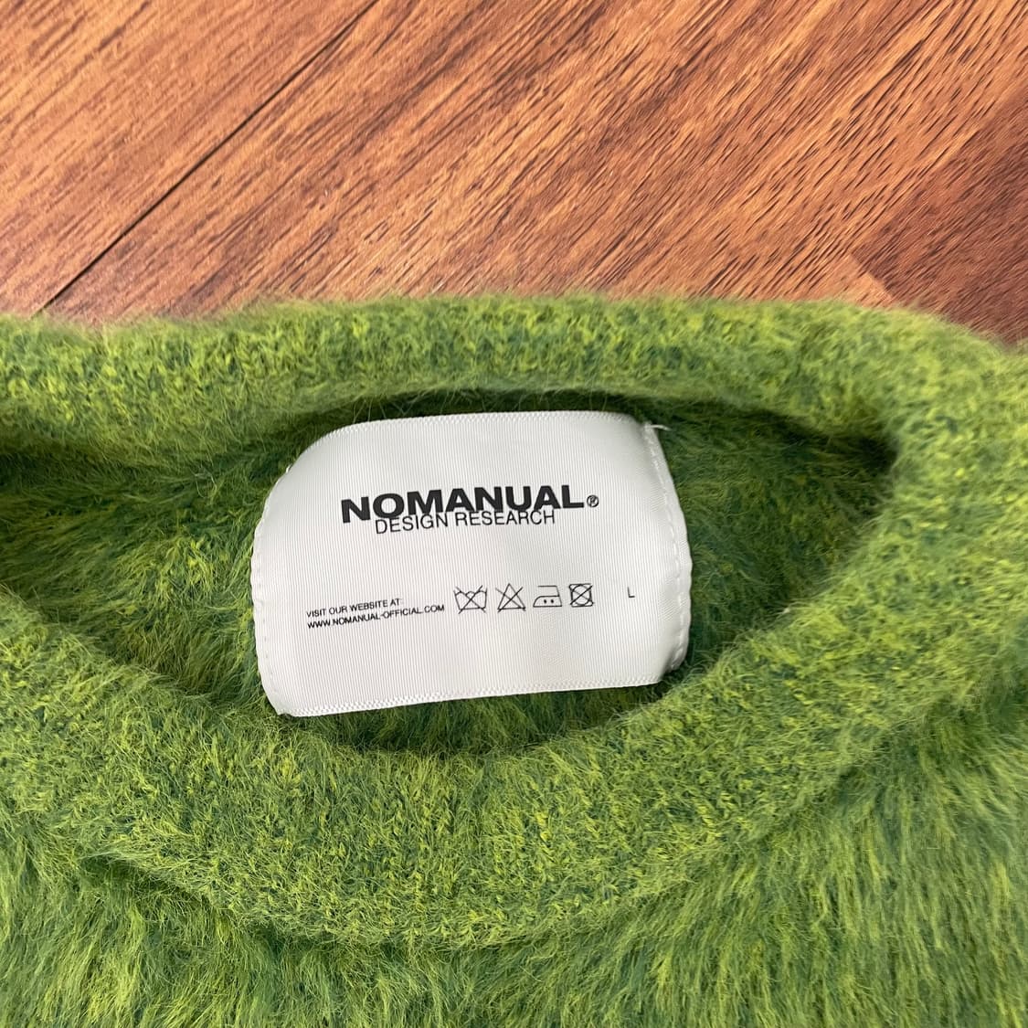 노매뉴얼 크롭 헤어리 니트 상품이미지3