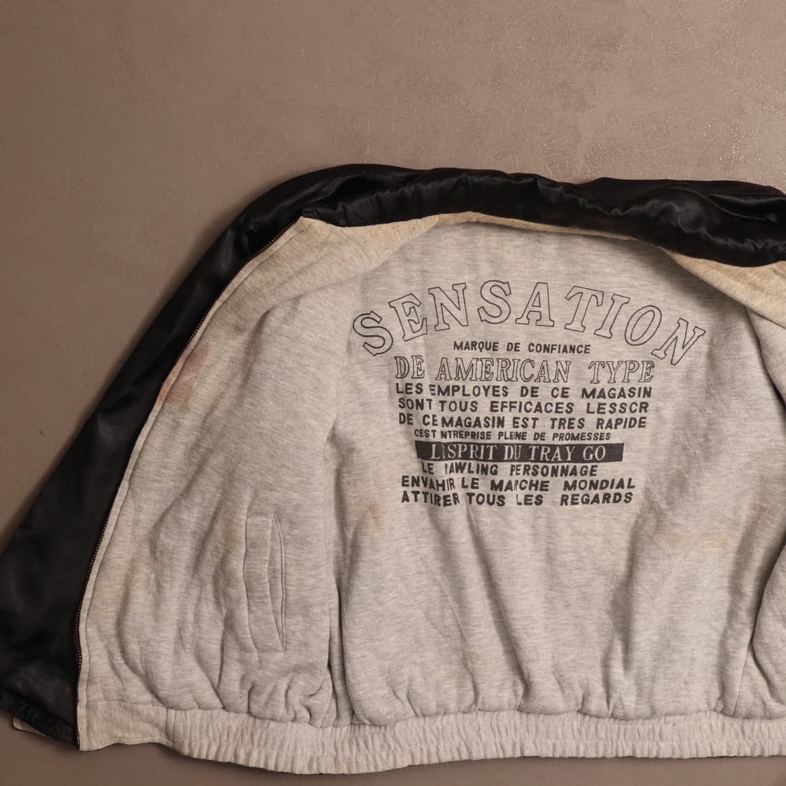 90's 일본빈티지 나일론 봄버자켓 A1517 상품이미지6