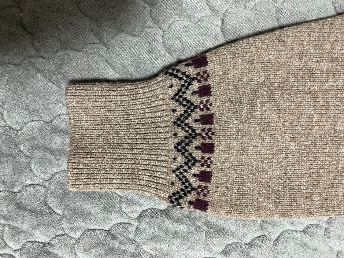 [2] HERILL 헤릴 노르딕 스웨터 베이지 상품이미지6