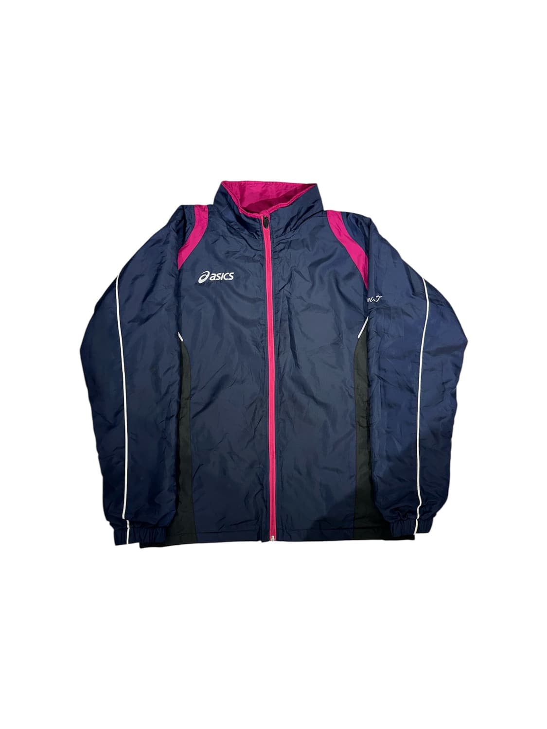 아식스 네이비 핑크 트랙탑 져지 M 상품이미지5