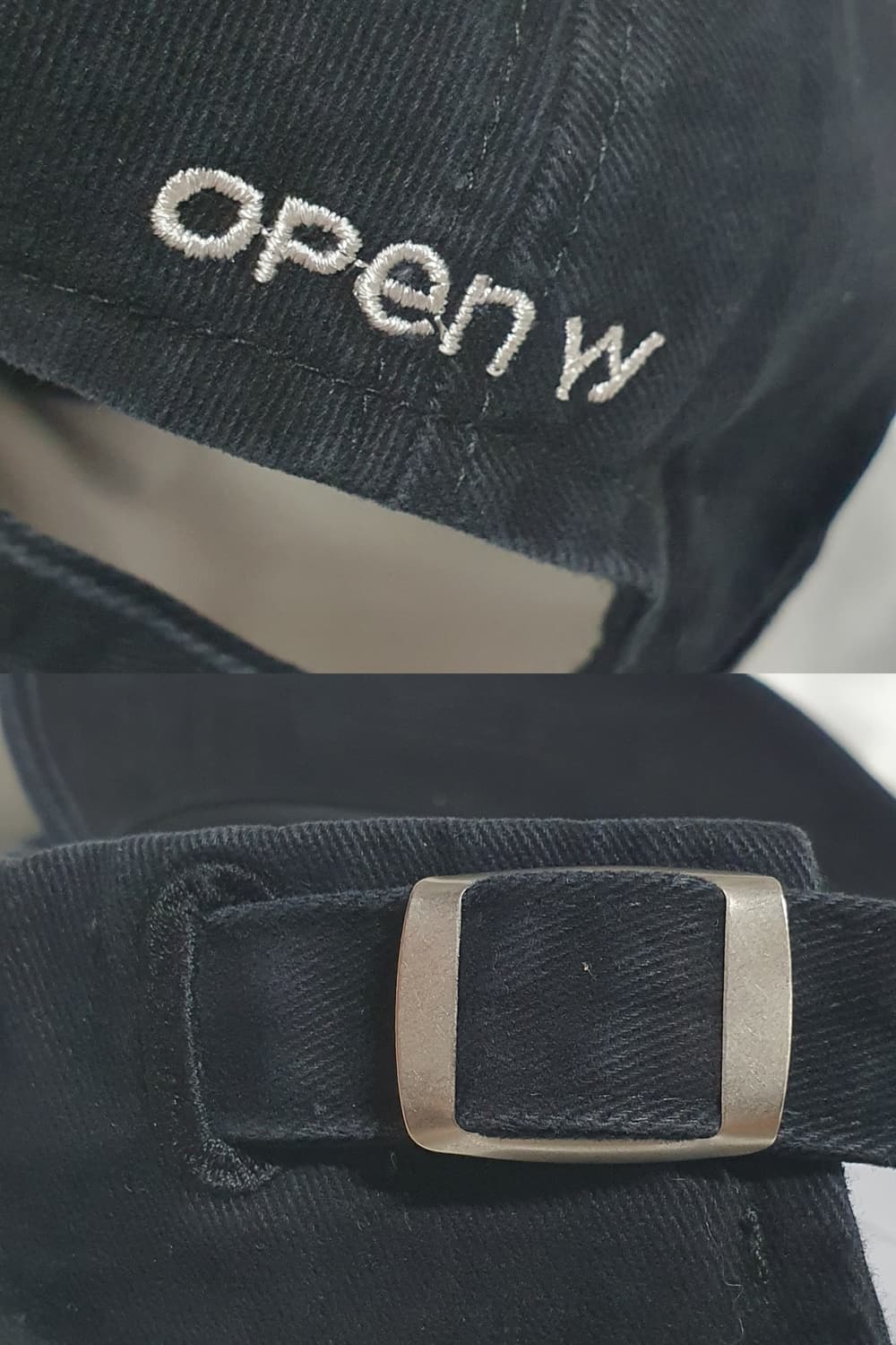 오픈와이와이 그라디언트 그라데이션 블랙  볼캡 모자 상품이미지6