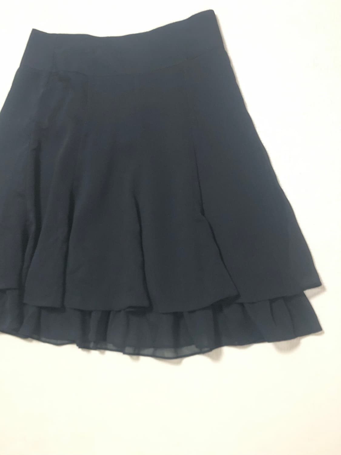 빈티지 블랙 프릴 미디스커트 상품이미지8