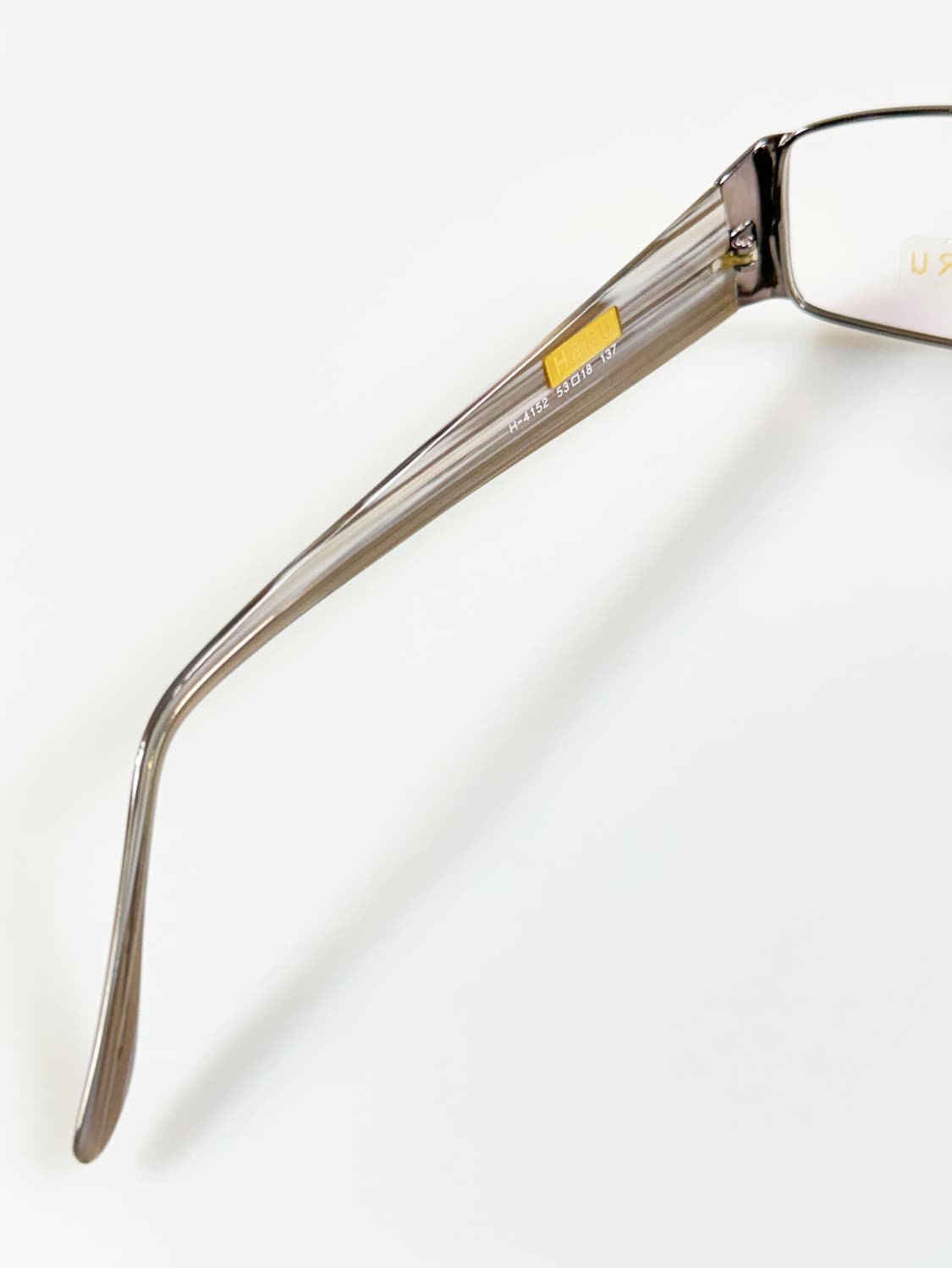 HARU 건메탈 슬림 스퀘어 프레임 빈티지 안경 상품이미지7