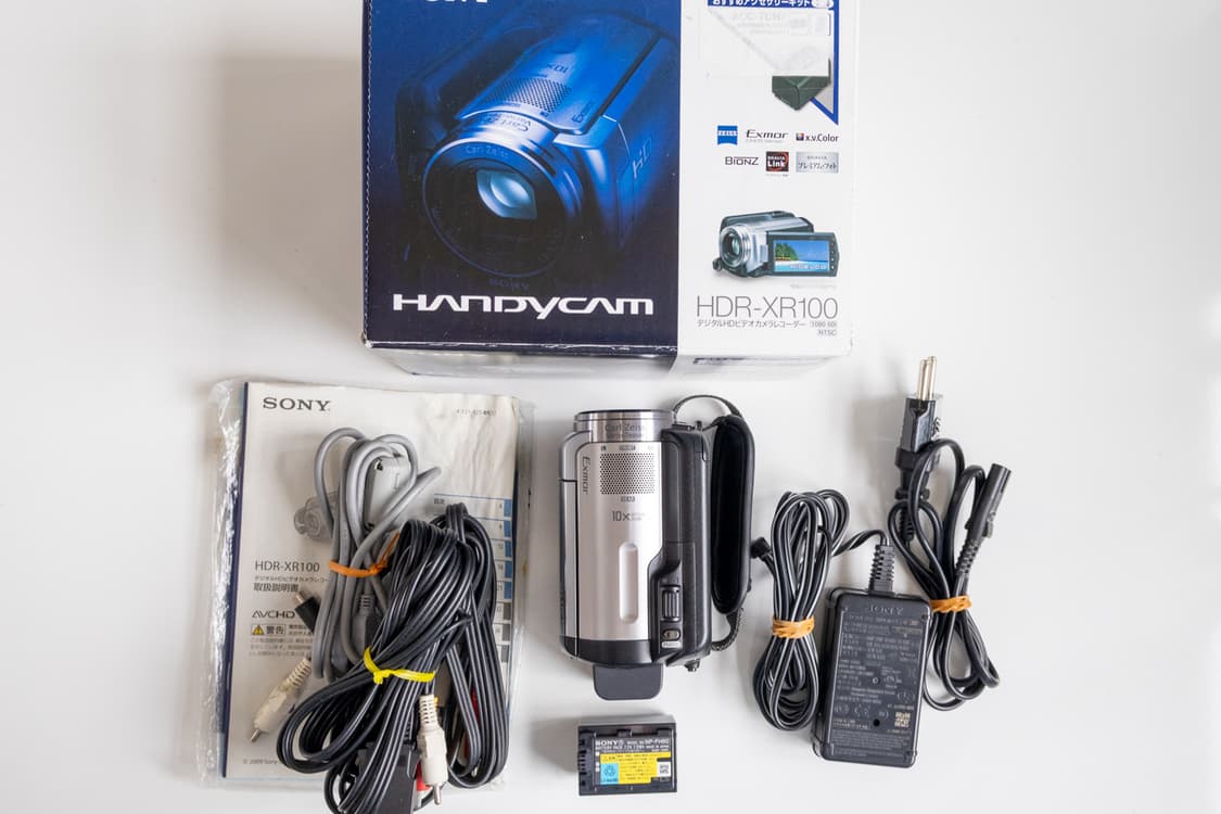 Sony HDR XR100 / 빈티지 디지털 캠코더 에 상품이미지9