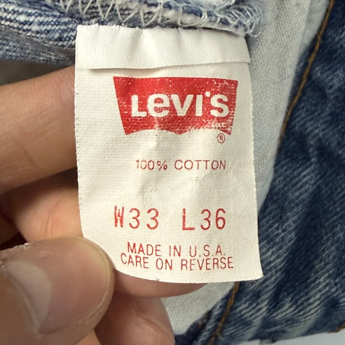 (31) 90s USA Made 리바이스 501 데님 팬츠 상품이미지9