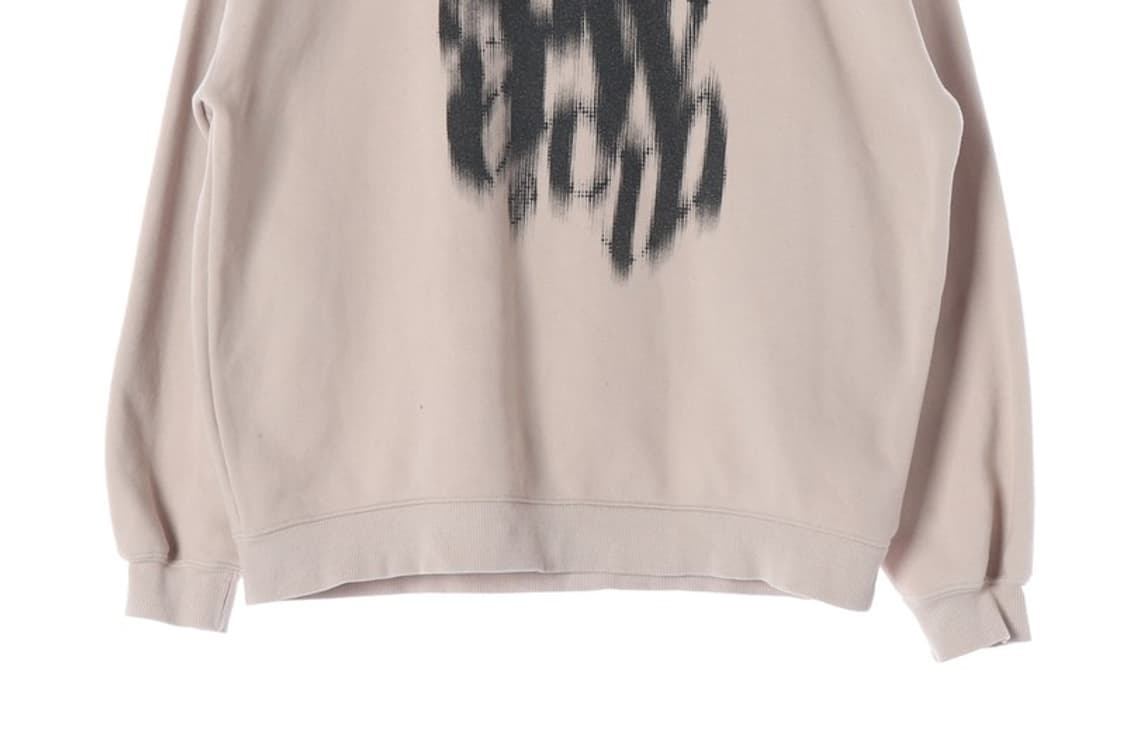 슬로우애시드 블러리 로고 그래픽 맨투맨 M 상품이미지4