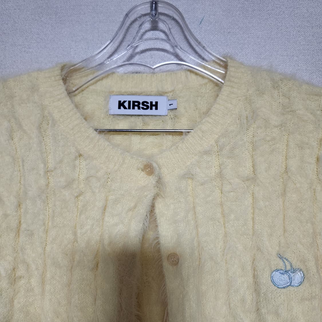 키르시 부클 퍼 니트 가디건 1사이즈 상품이미지3