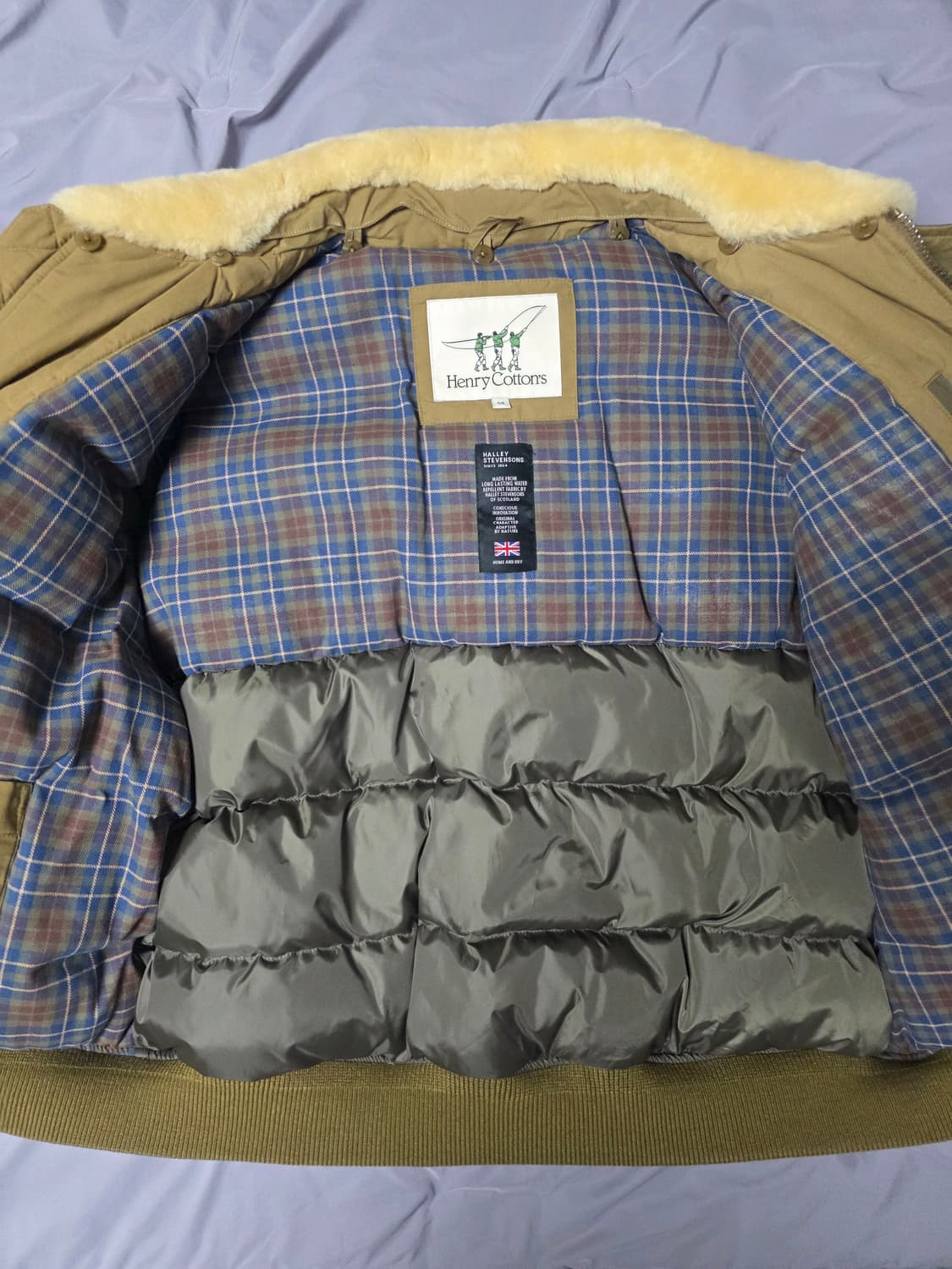 헨리코튼 스핏파이어 빈티지 왁스 다운 점퍼105 상품이미지4