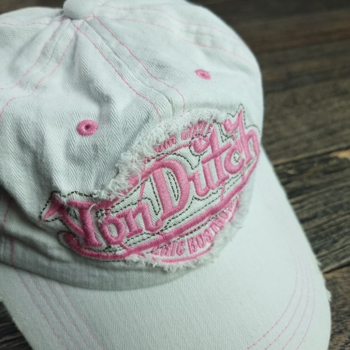 [본더치] Y2K 빈티지 빅로고 자수 볼캡 M19587 상품이미지6