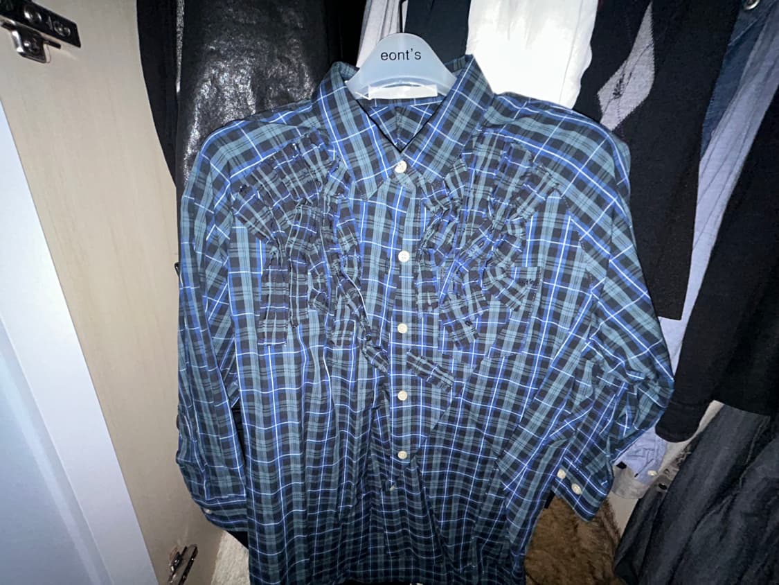 에옹쓰 exclusive habitat frill shirt 상품이미지2