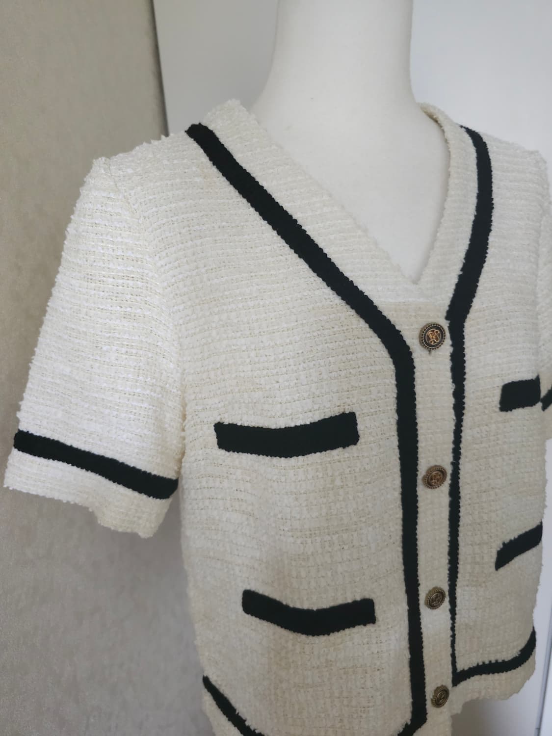 니쁜스 트위드 가디건형 자켓 상품이미지3