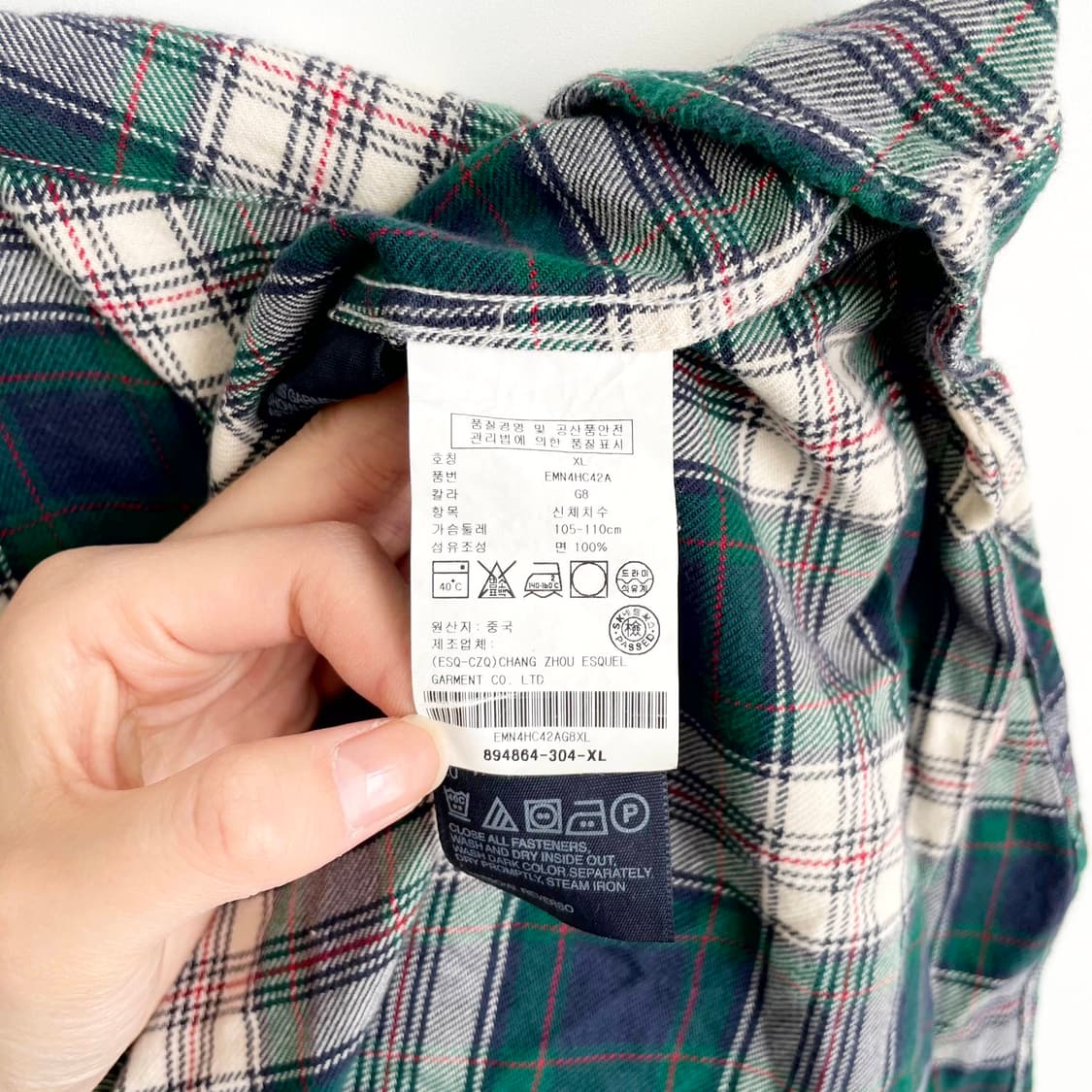 F1 타미힐피거 버튼다운 플란넬 셔츠 XL사이즈 상품이미지6