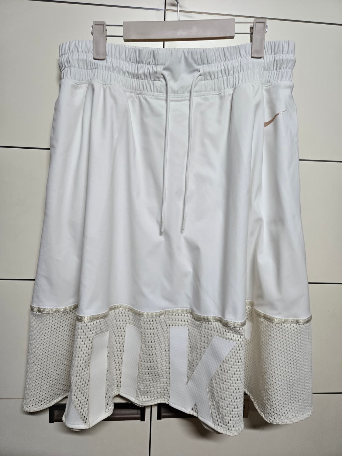 나이키 우먼스 SW 화이트 메쉬 스커트 상품이미지2