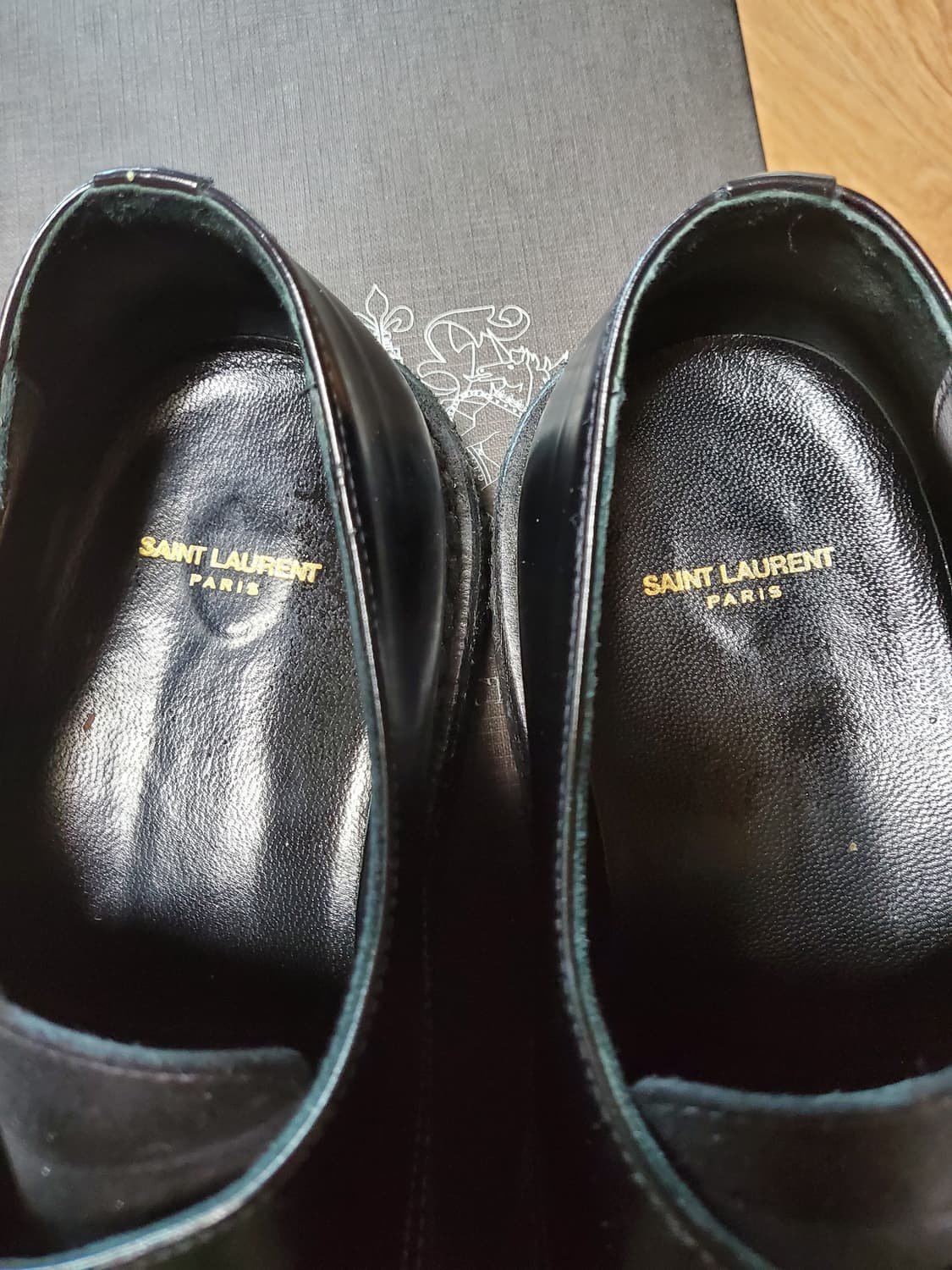 생로랑 몽크스트랩 스웨이드 클리퍼 EU 42 (270~275) 상품이미지2