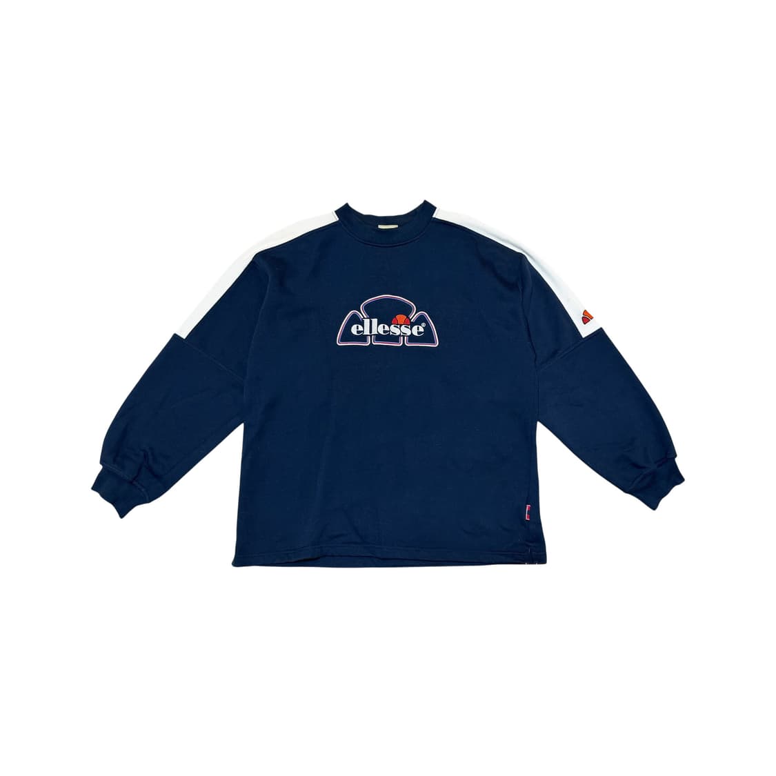 ELLESSE, crew neck sweatshirt top_Navy 상품이미지2