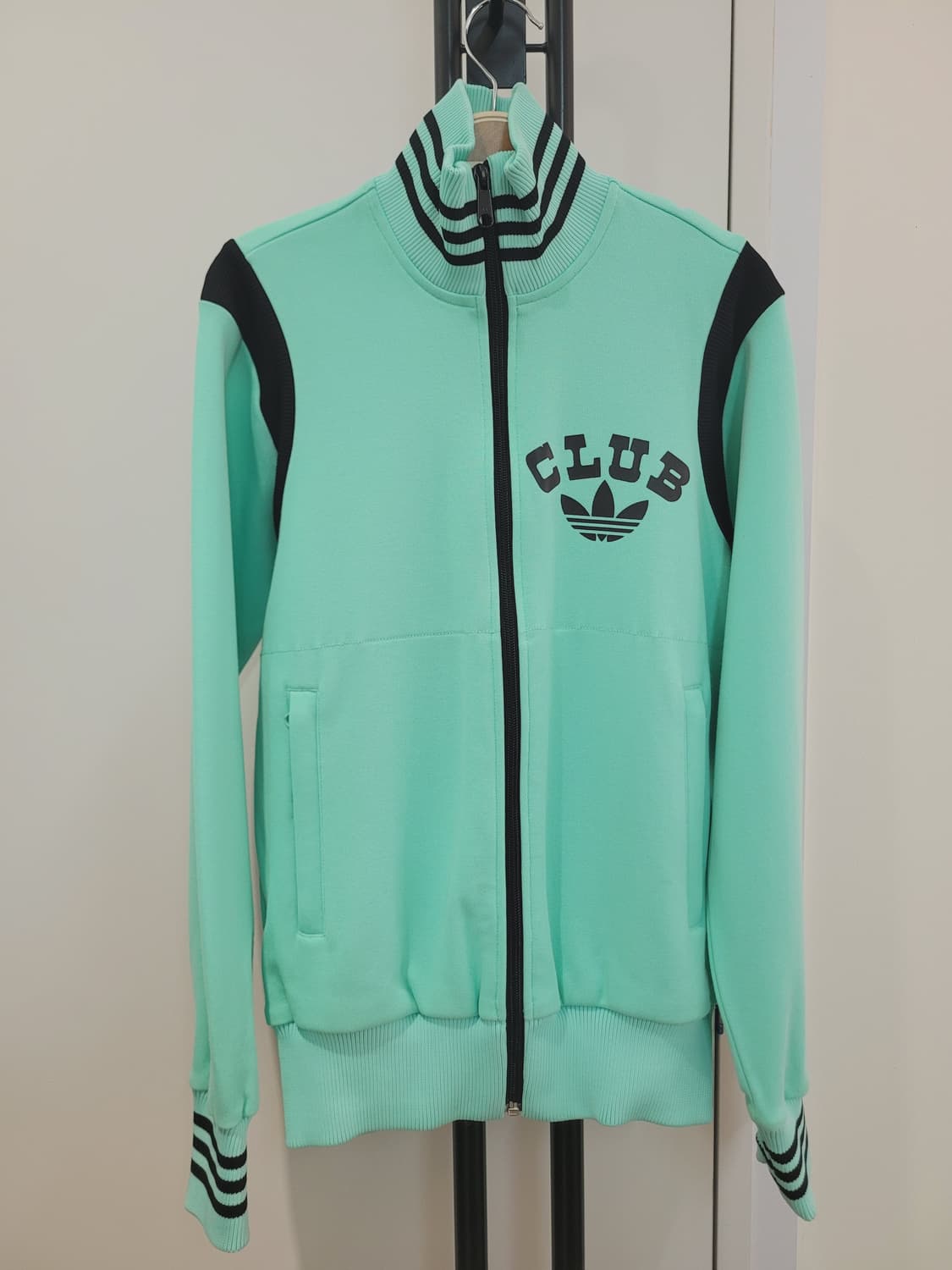 아디다스 클럽 트랙탑 민트색 져지 여성용 55~66 택달린새제품 상품이미지1
