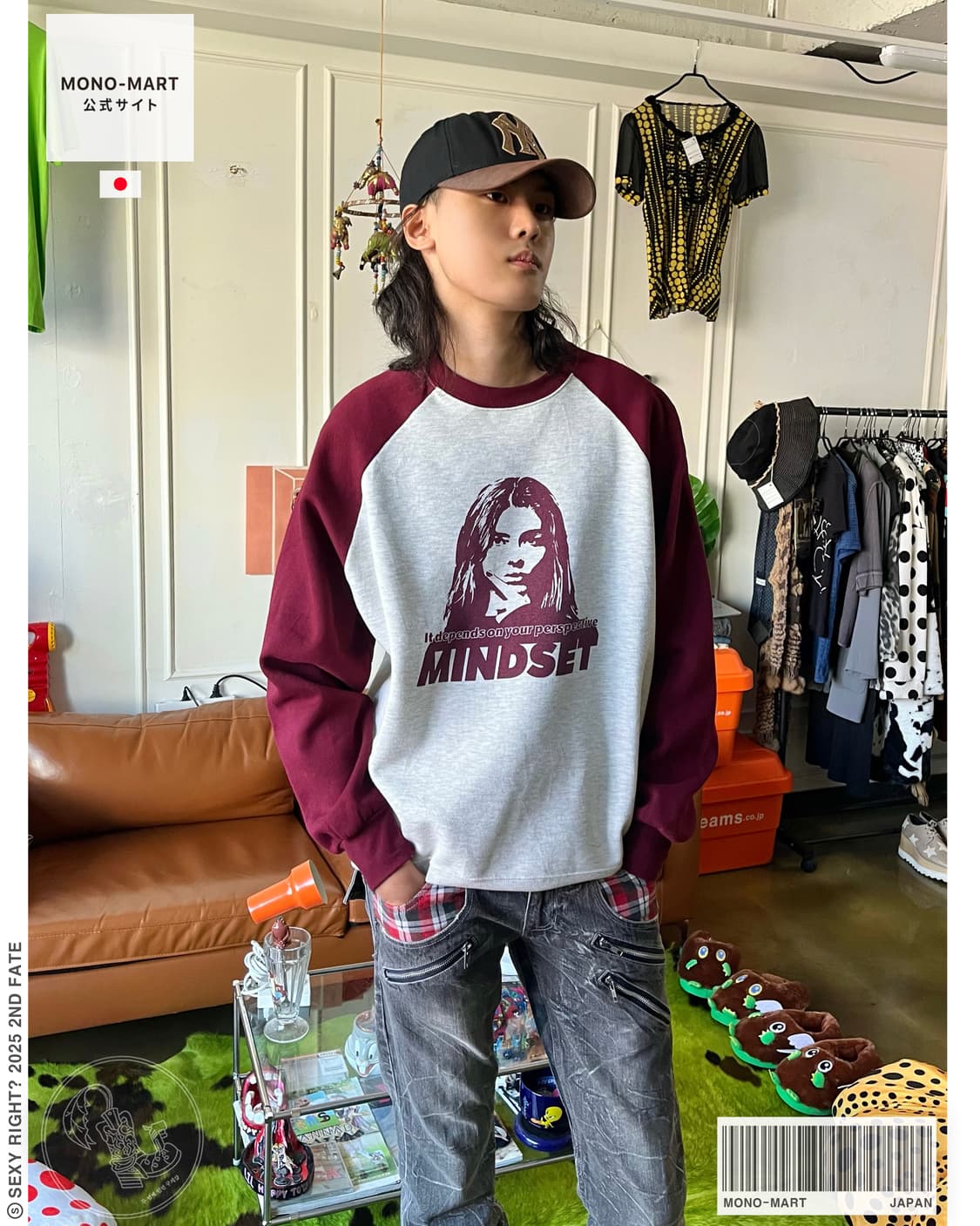 MONO-MART Japan Raglan Sweatshirt 상품이미지1
