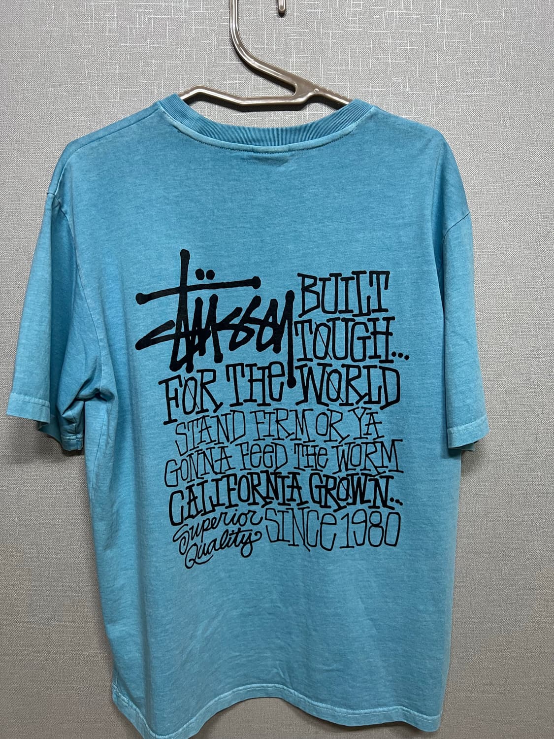 스투시 캘리포니아 그로운 피그먼트 반팔 m 새상품 상품이미지2