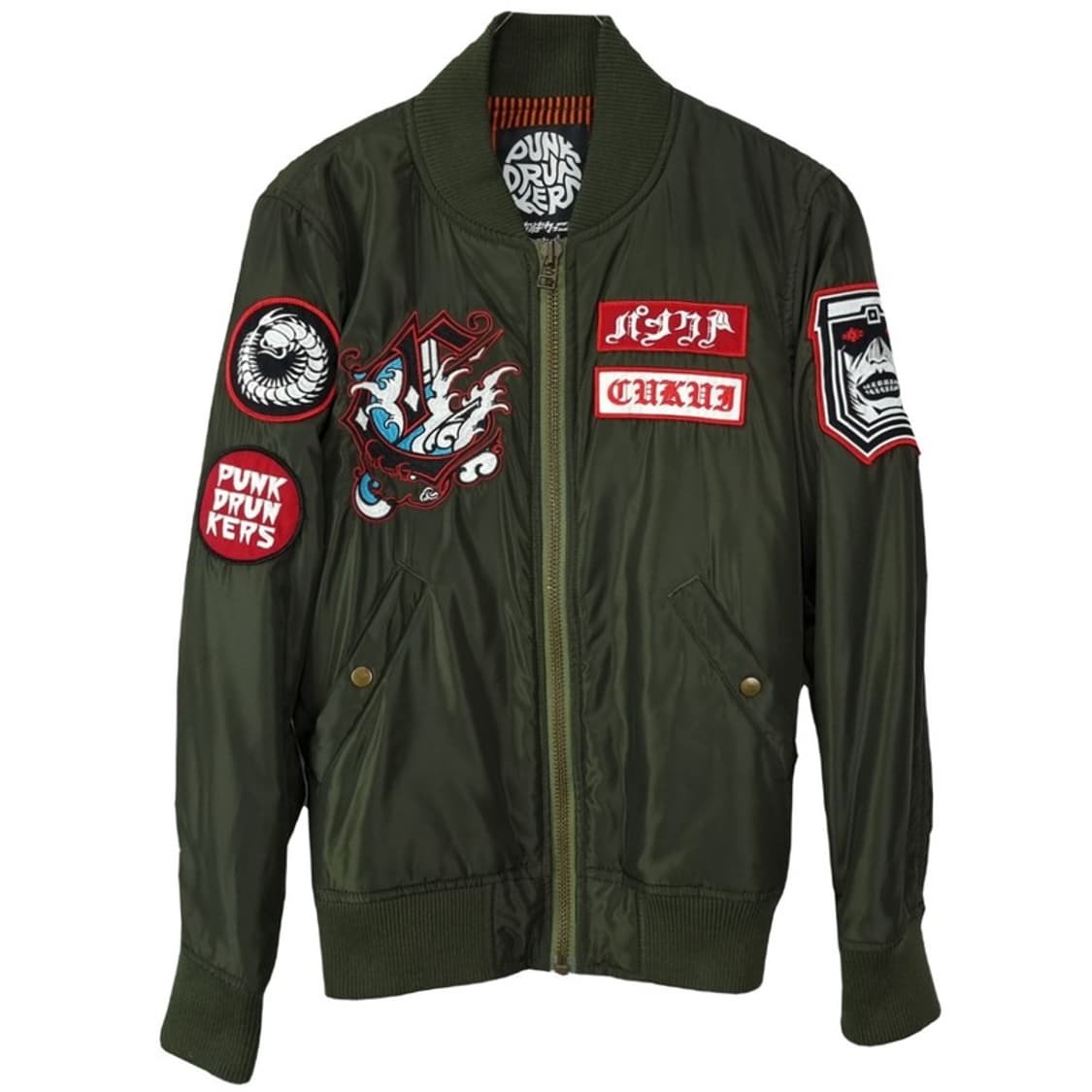 [펑크드렁커스] 멀티 패치 MA-1 봄버 자켓 M19158 상품이미지2