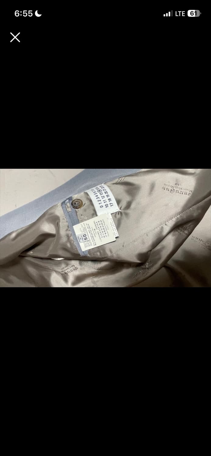 Maison Margiela 라이트블루 블레이저 50 상품이미지8
