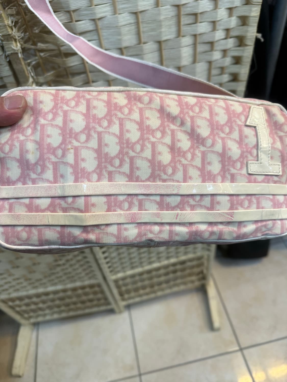 정품 디올 오빌리크 트로터 보스턴 크로스백 팝니다 상품이미지6