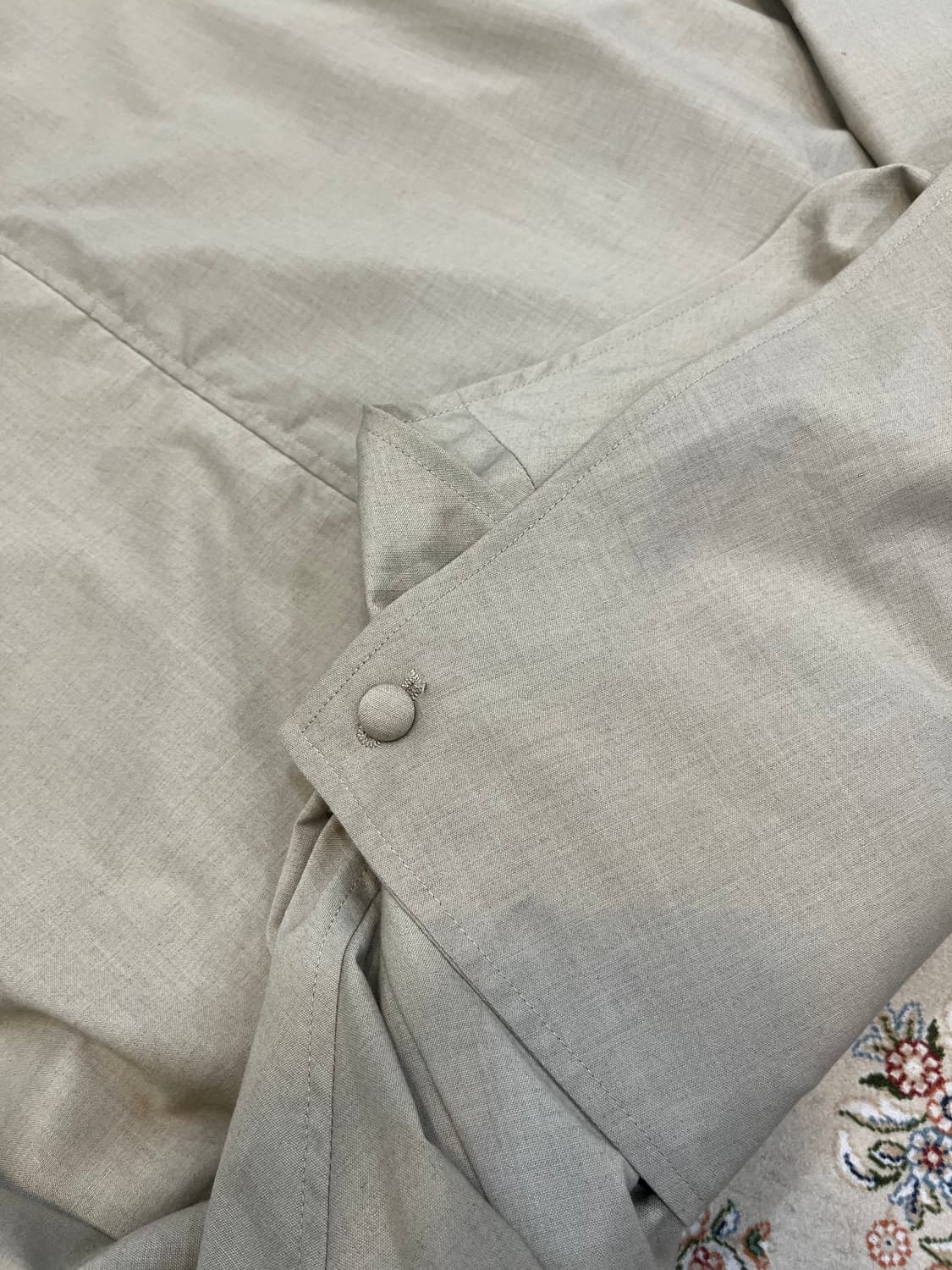 노아이디 블랙 드레이핑 트렌치 코트 상품이미지10