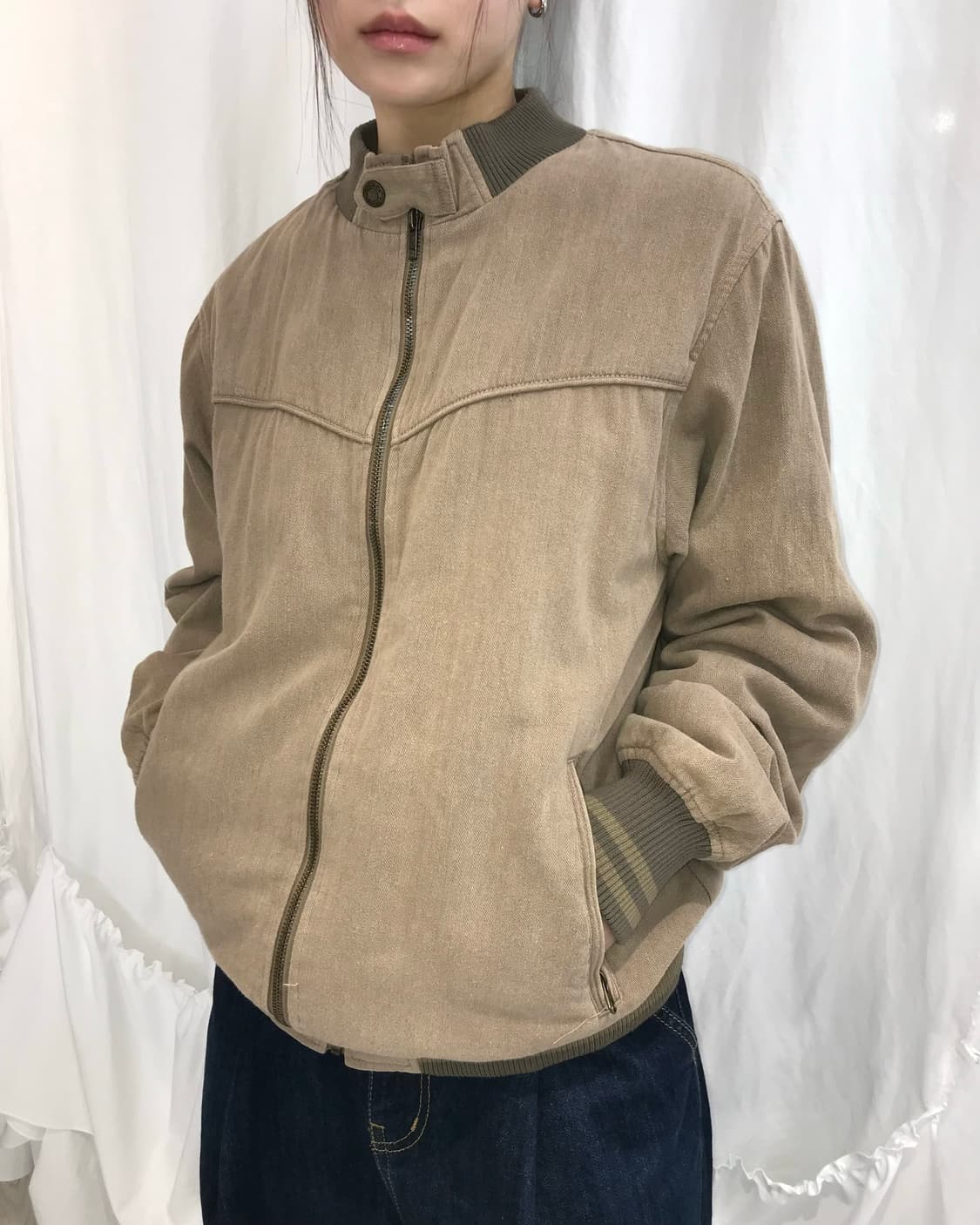 90s Woolrich 브라운 워크 자켓  상품이미지3