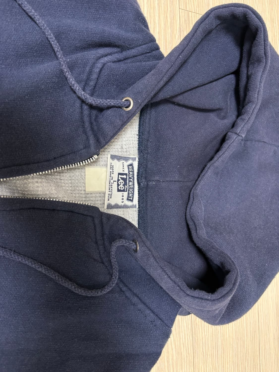 [L] 빈티지 리 Lee 후드집업 네이비 상품이미지2