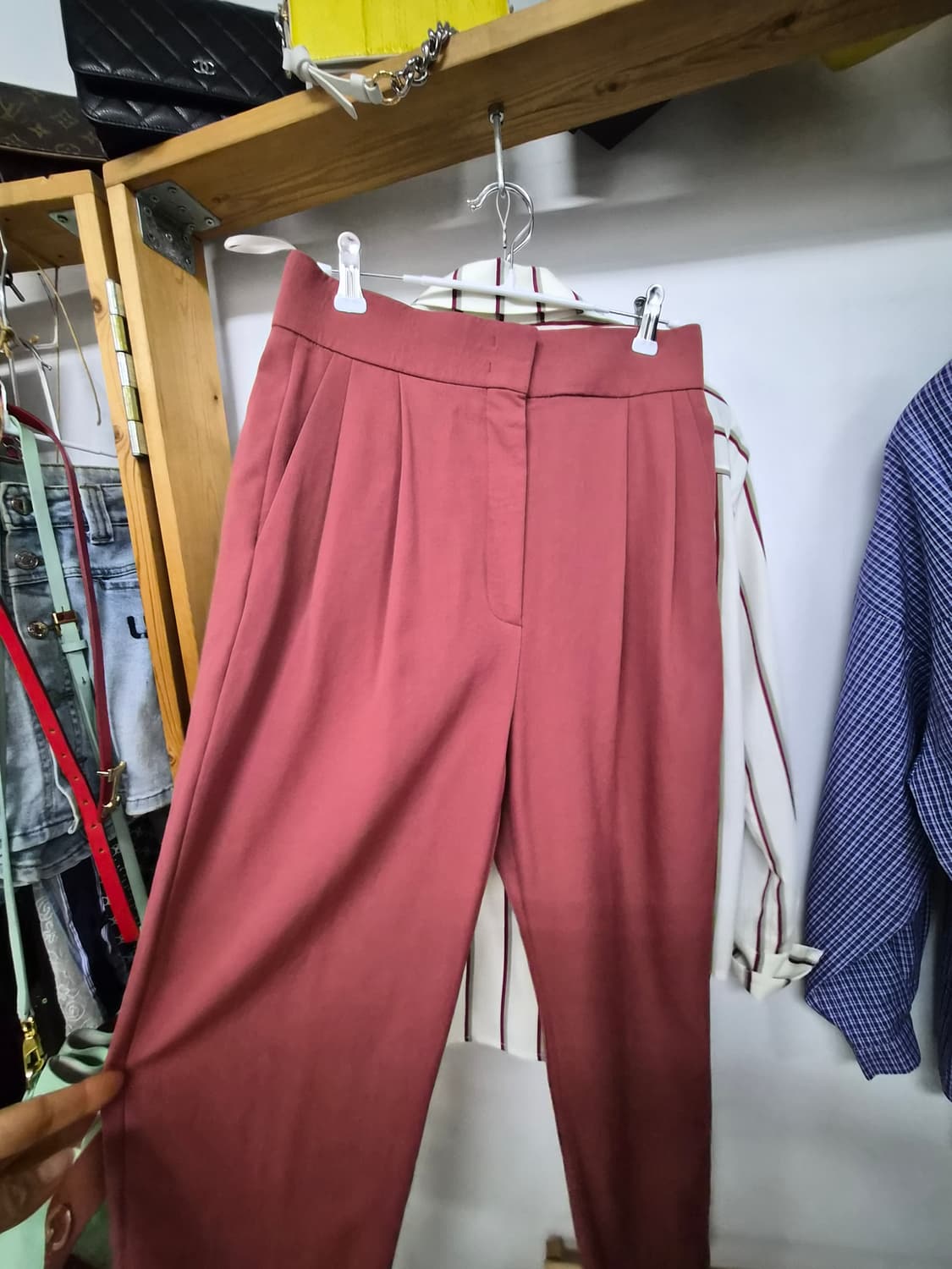 잇미샤스트라이프 셔츠. 미샤춘추슬랙스 상품이미지8