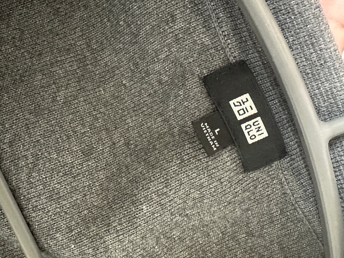 Uniqlo 카라 가디건 (L) 상품이미지3