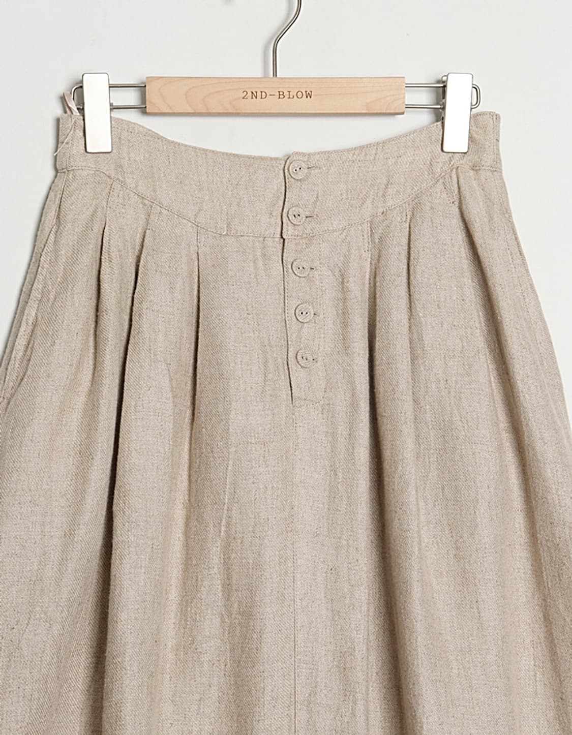 Samansa Mos2 Linen Flared Skirt (28~29) 상품이미지2