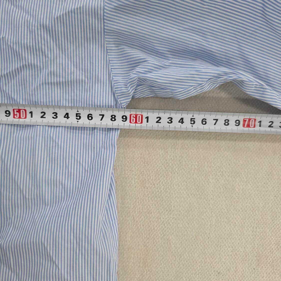 [실측] 자라 스트라이프 셔츠 남방 0210J 상품이미지8