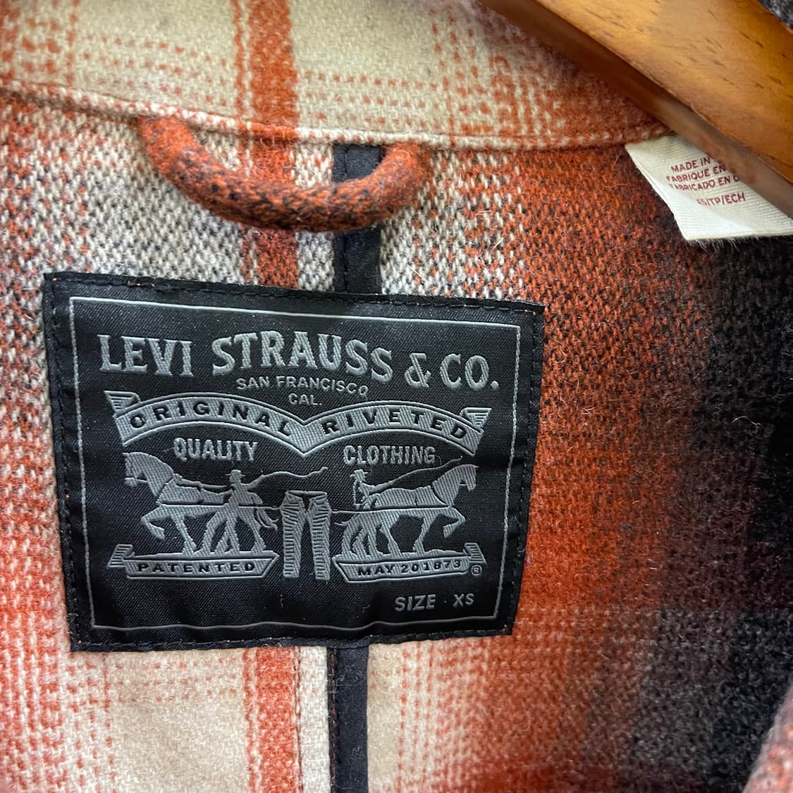 Levi's wool shirt jacket 상품이미지2