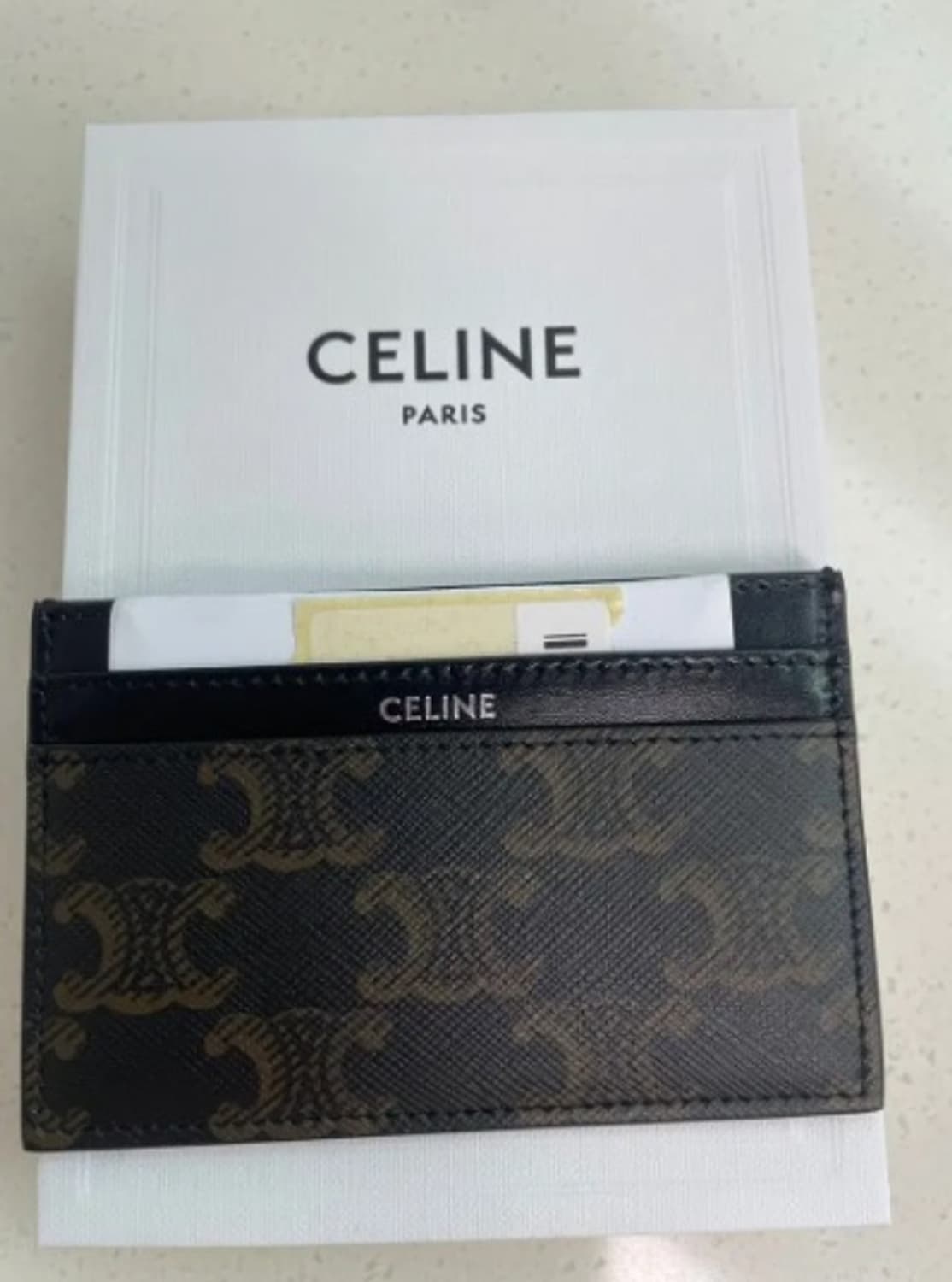 [정품] 셀린느 트리옹프 카드 지갑 새상품 급  상품이미지2