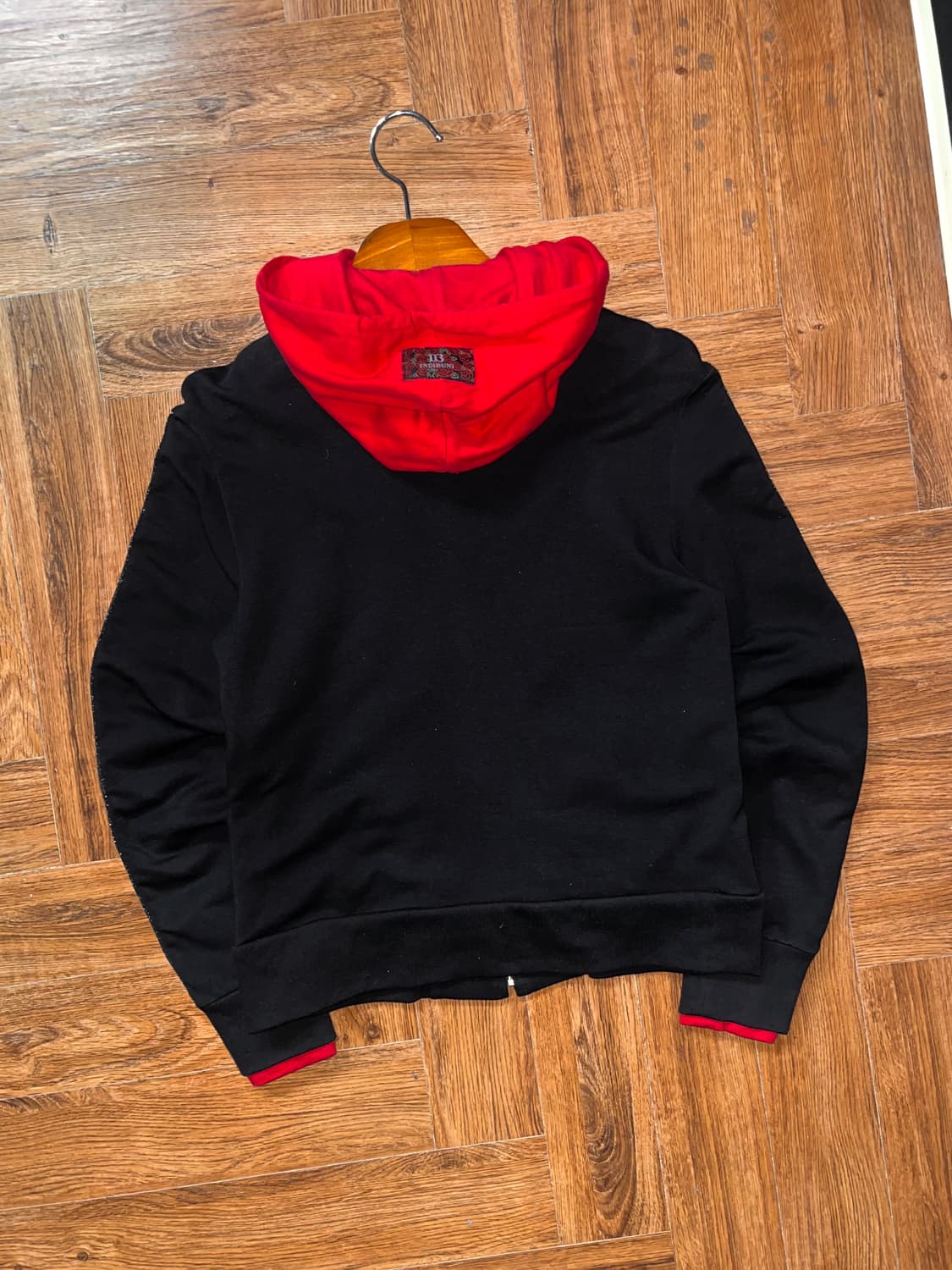 INDIBUNI 빈티지 레이어드 자수 후드집업 상품이미지4