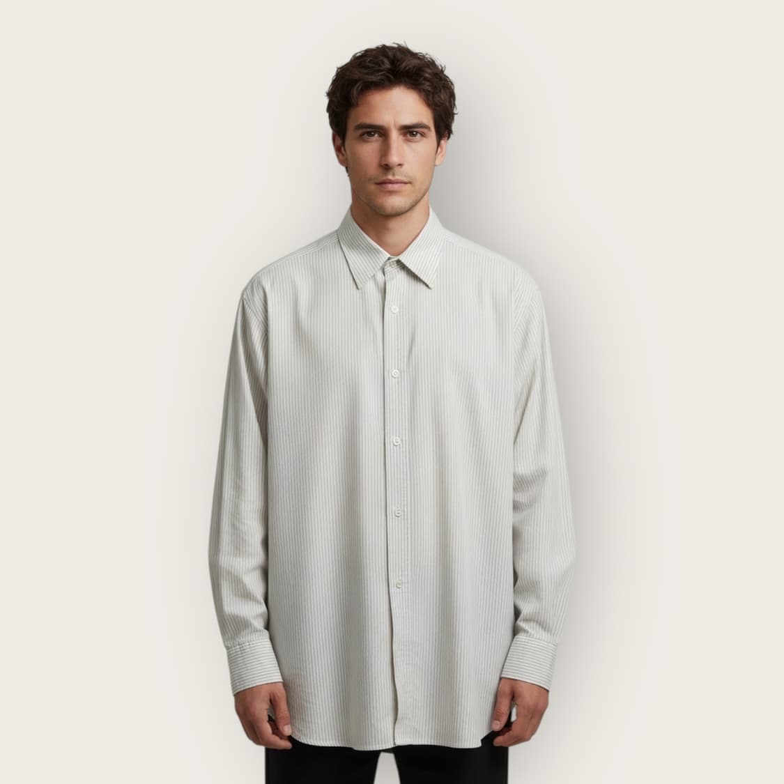 105~110/ 에르메스 스트라이프 베이직 셔츠 상품이미지1