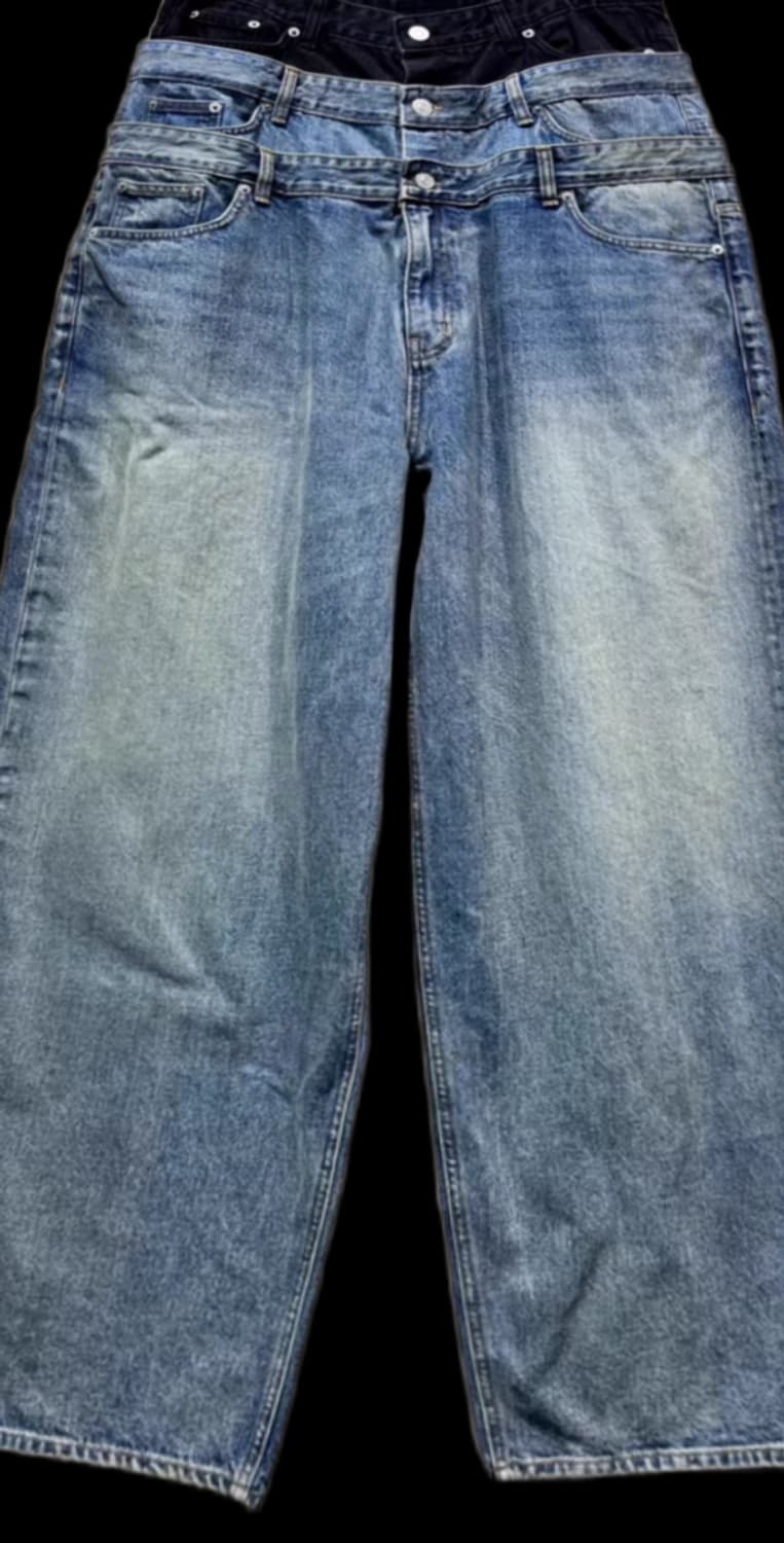 급처 프로젝트gr 레이어드데님 1사이즈 상품이미지1