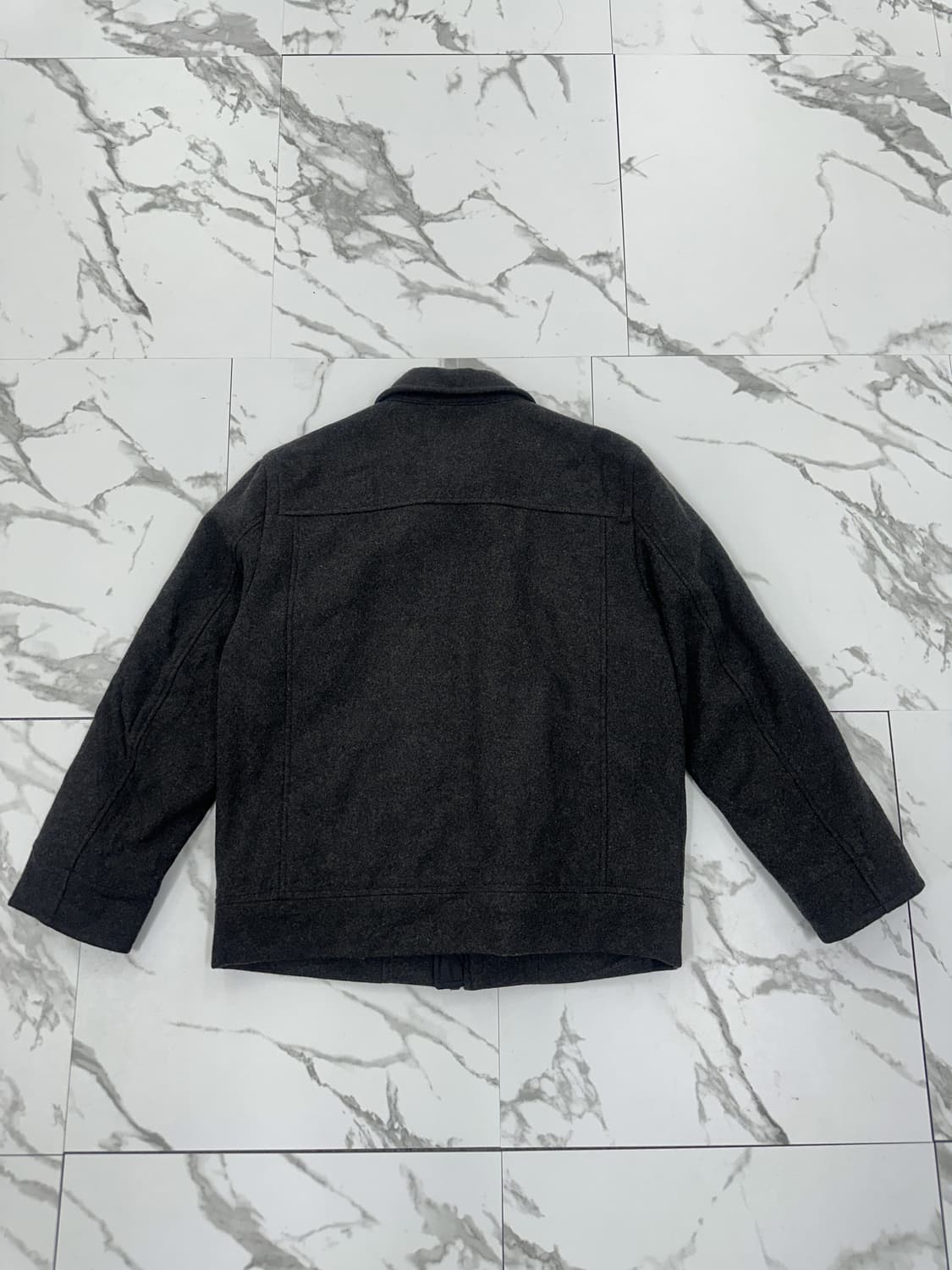 올드 갭 그레이 울 블루종 자켓 상품이미지2