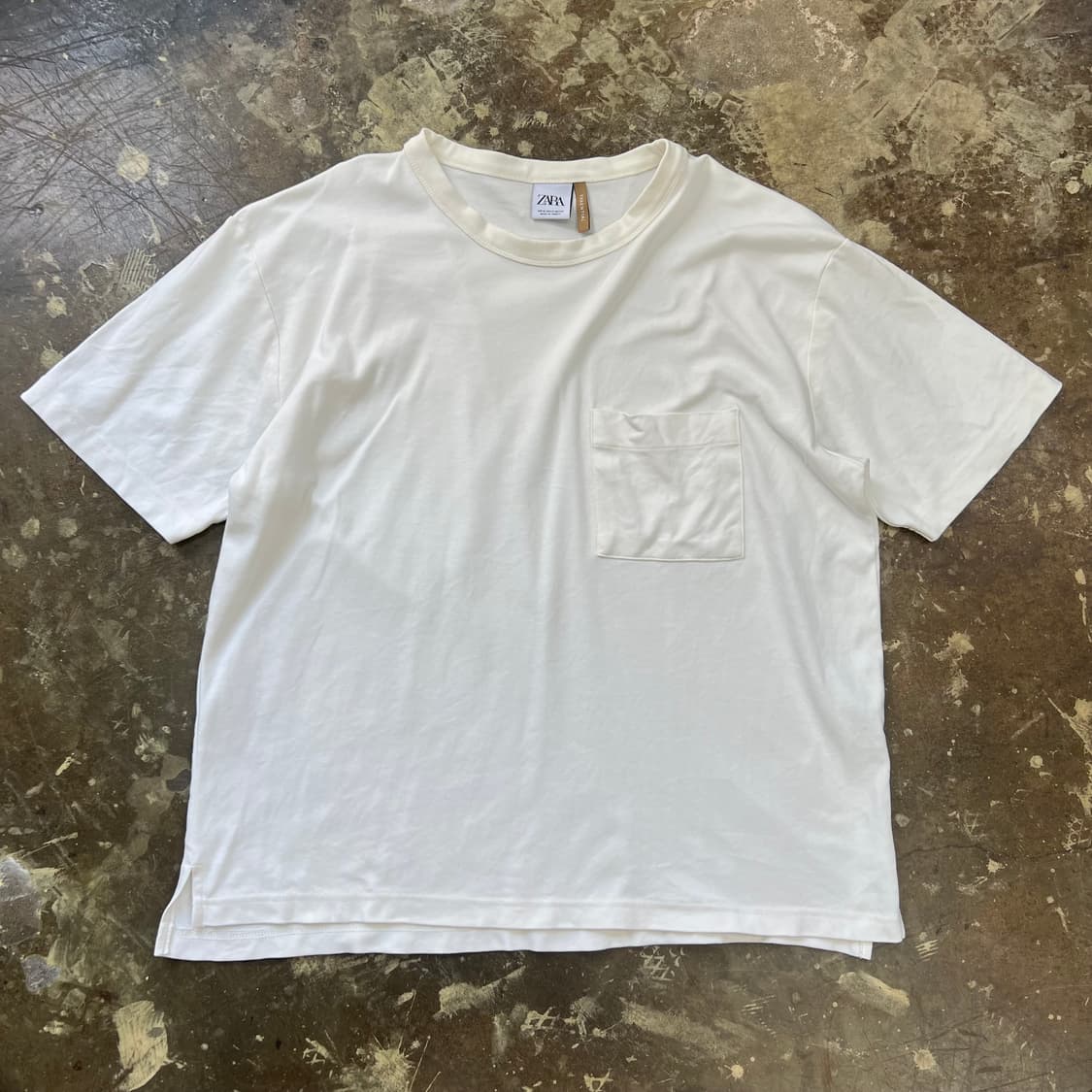 XL) ZARA 자라 포켓 반팔티 반팔 티셔츠 상품이미지2