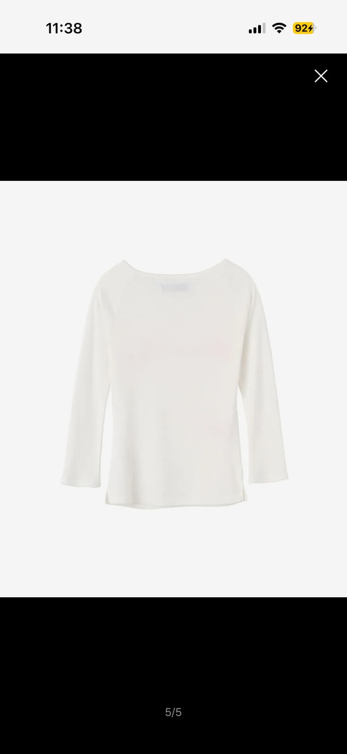 Heavenly Button Down T-shirt White 상품이미지5