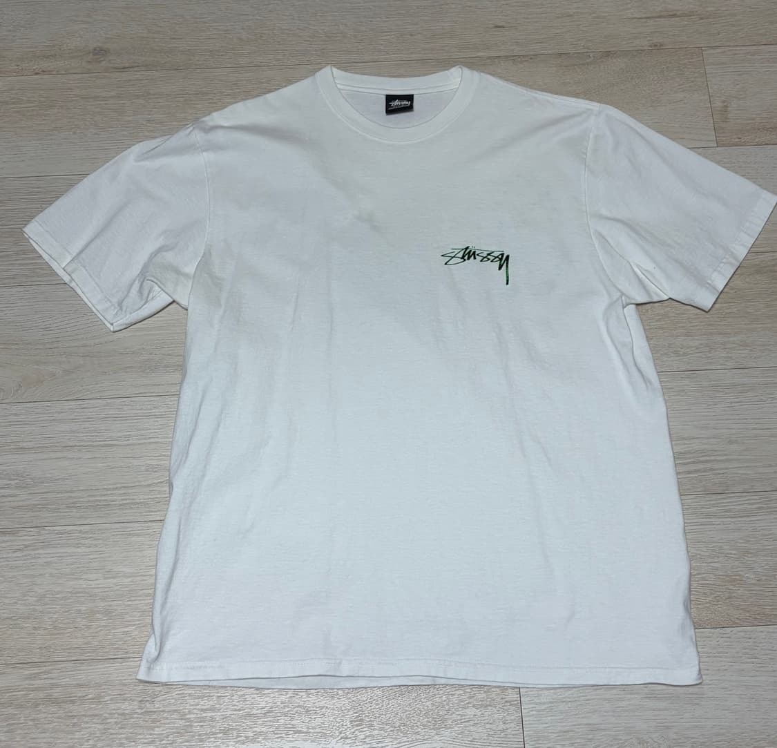 (L) 스투시 night lights T-shirt 화이트 상품이미지3
