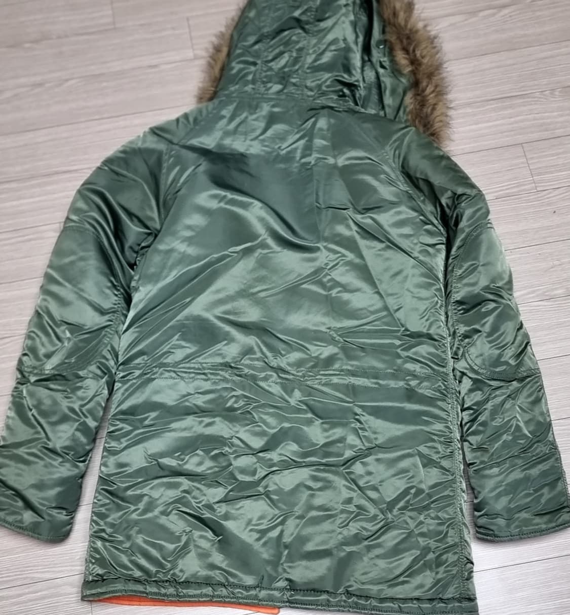 알파인더스트리 N3B 패딩 그린 오렌지(m) 상품이미지7