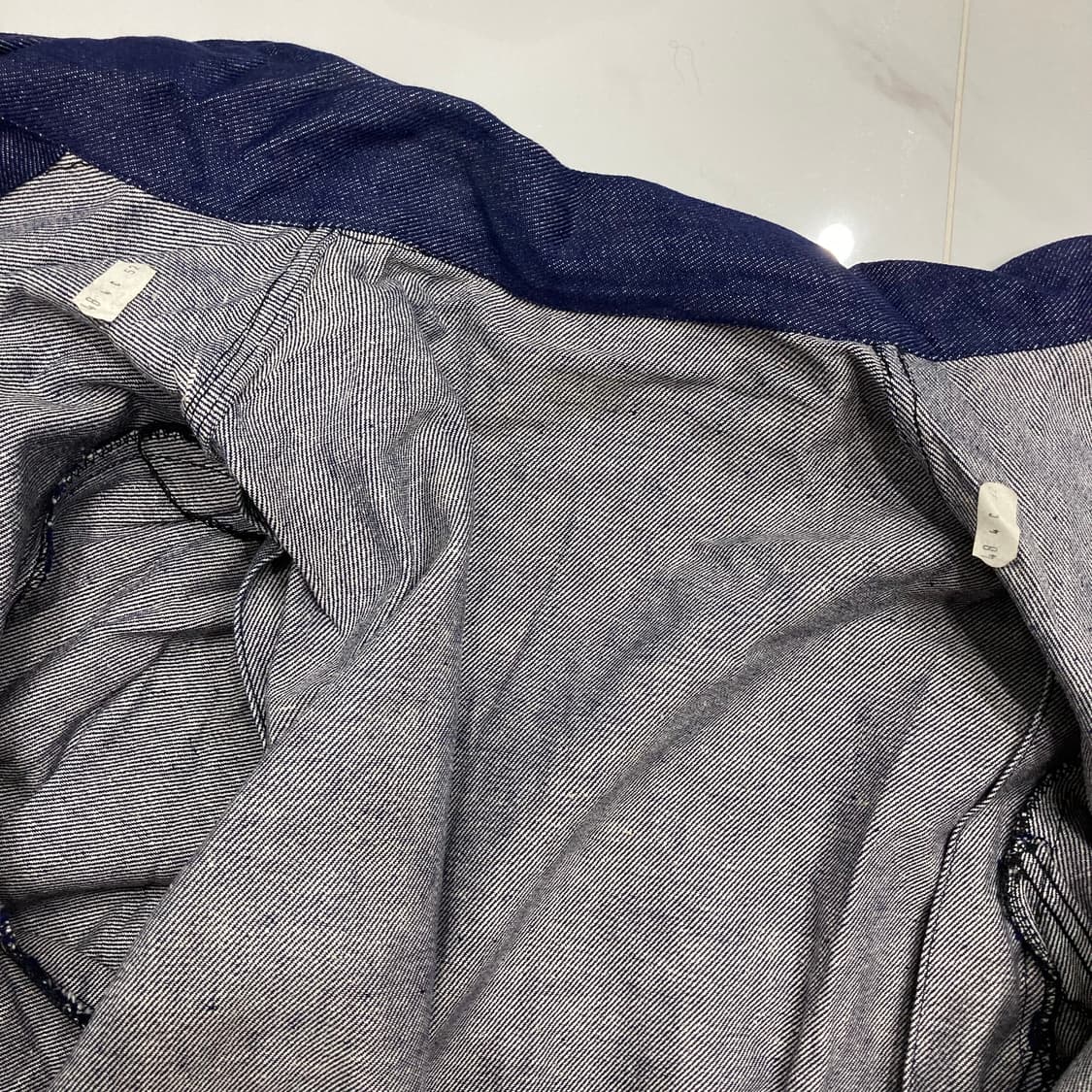 70s 이탈리아군 데님 배틀드레스 자켓 상품이미지5