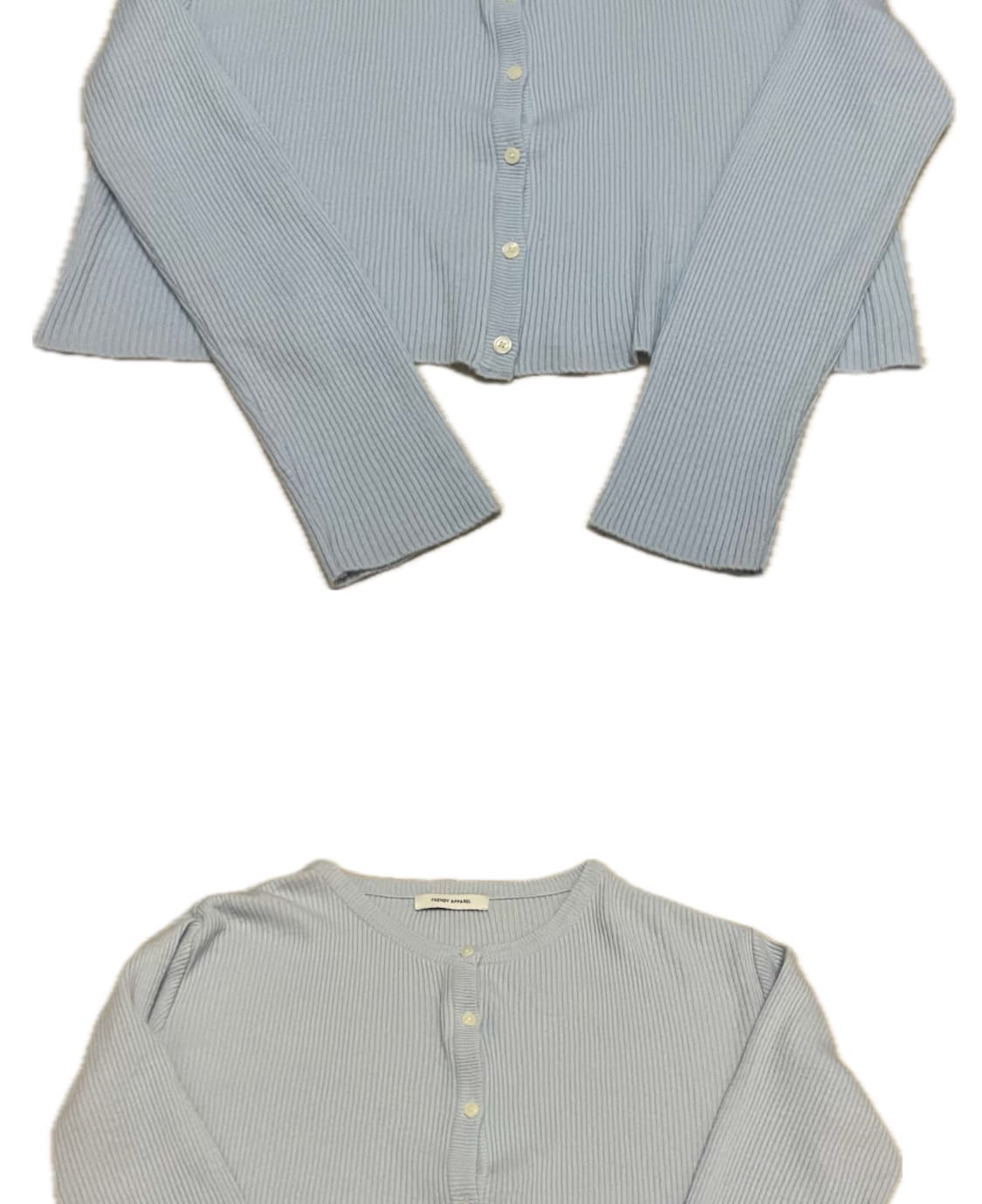 하늘색 니트 가디건 상품이미지2