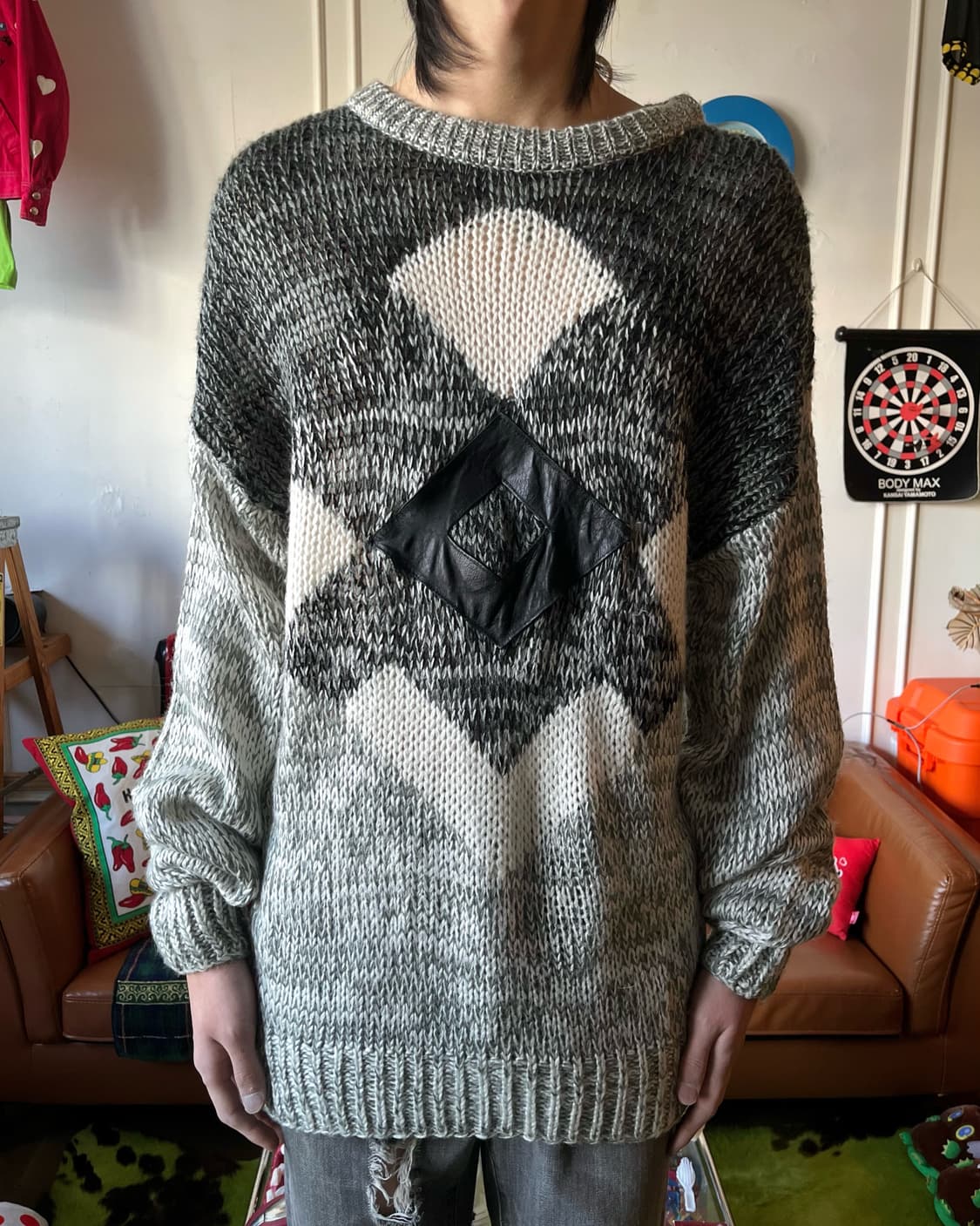 Cambridge Classics Leather Patch Sweater 상품이미지2