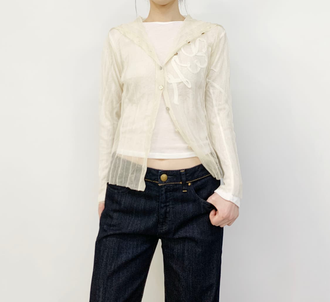 AMBIVALENCE 시스루 탑 상품이미지3