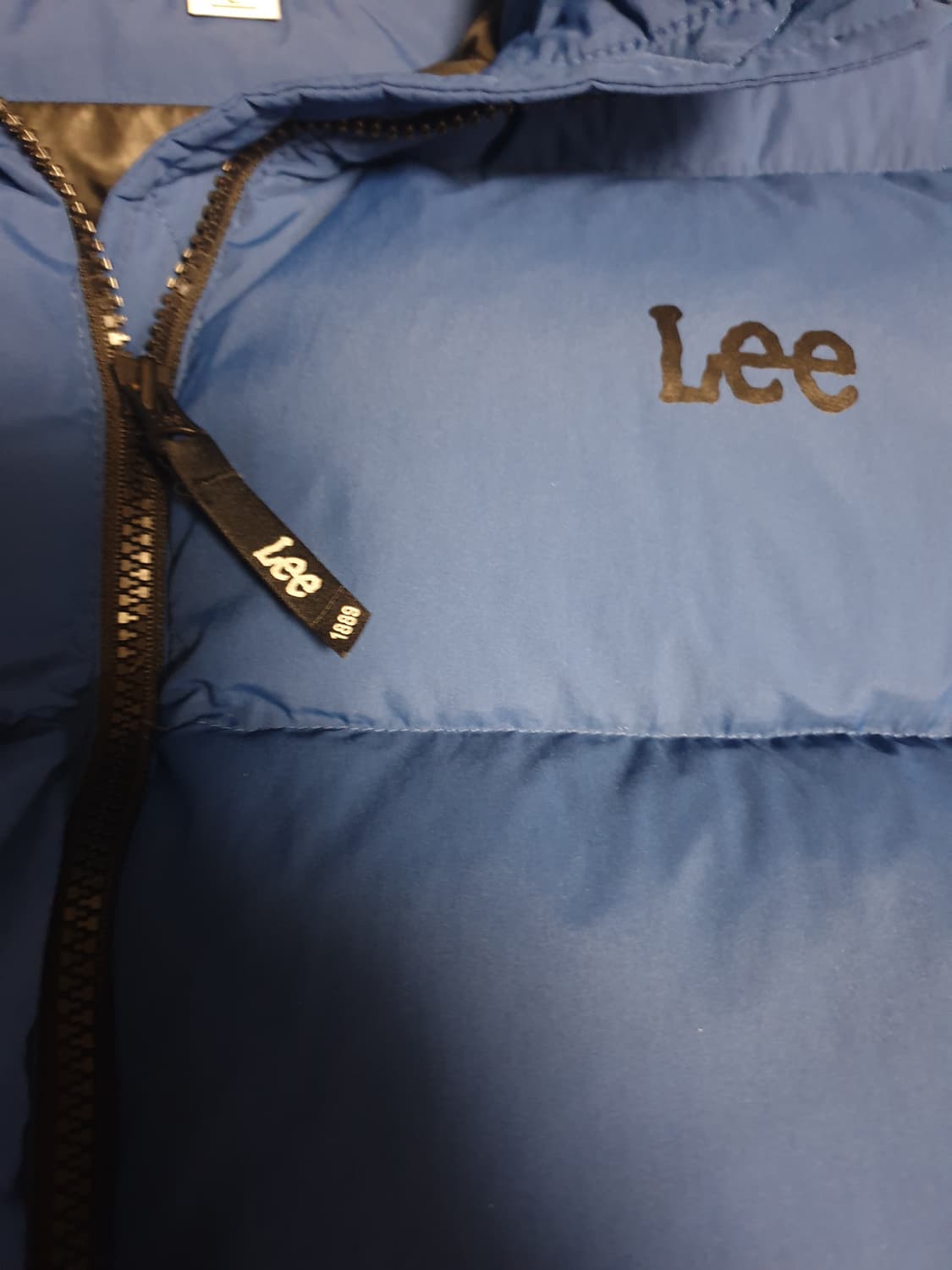 LEE 스톰라이더 덕다운 푸퍼 숏패딩 블루 (L) 상품이미지2